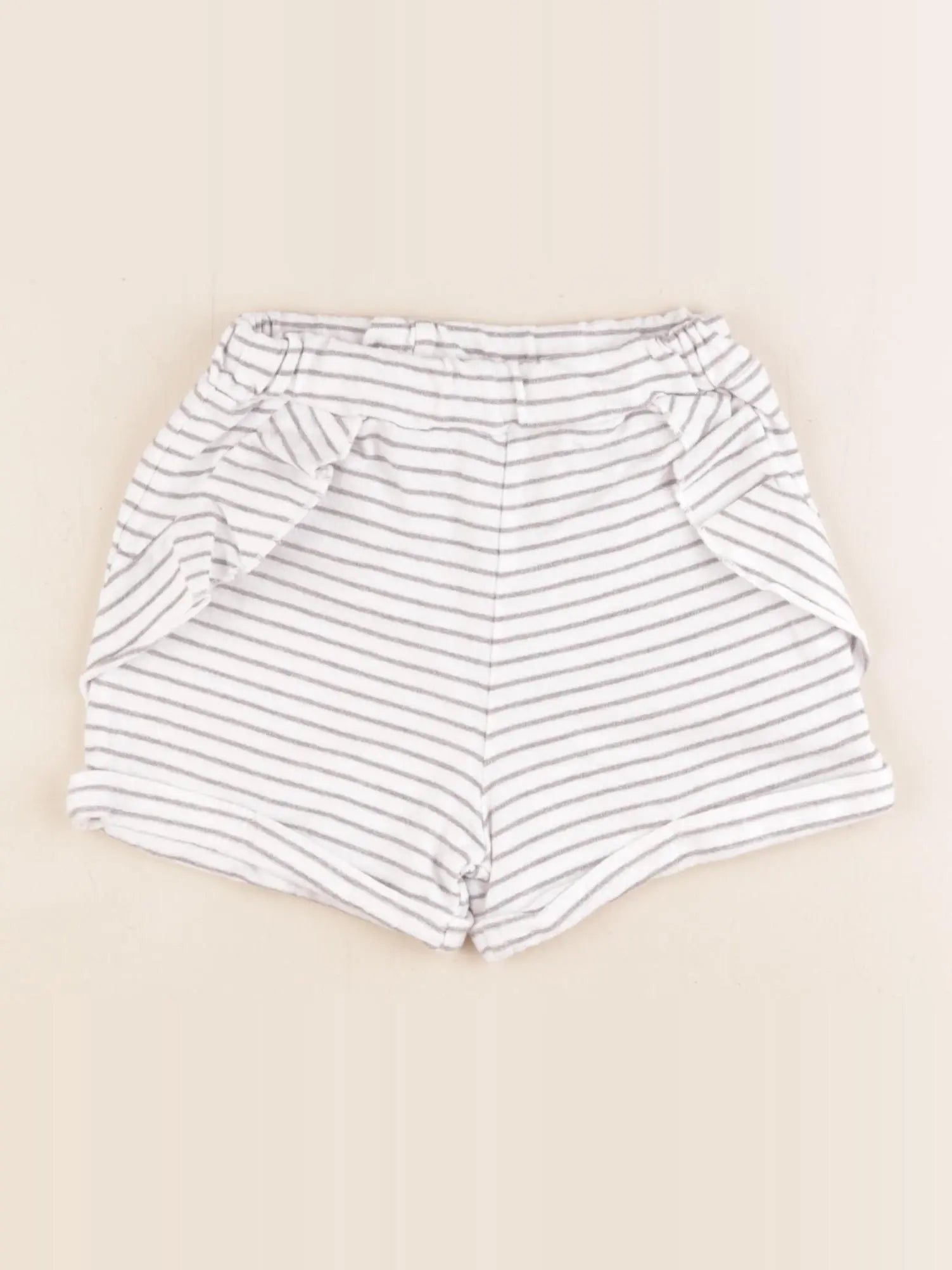 Bean's barcelona - short blanc, gris - 2 ans