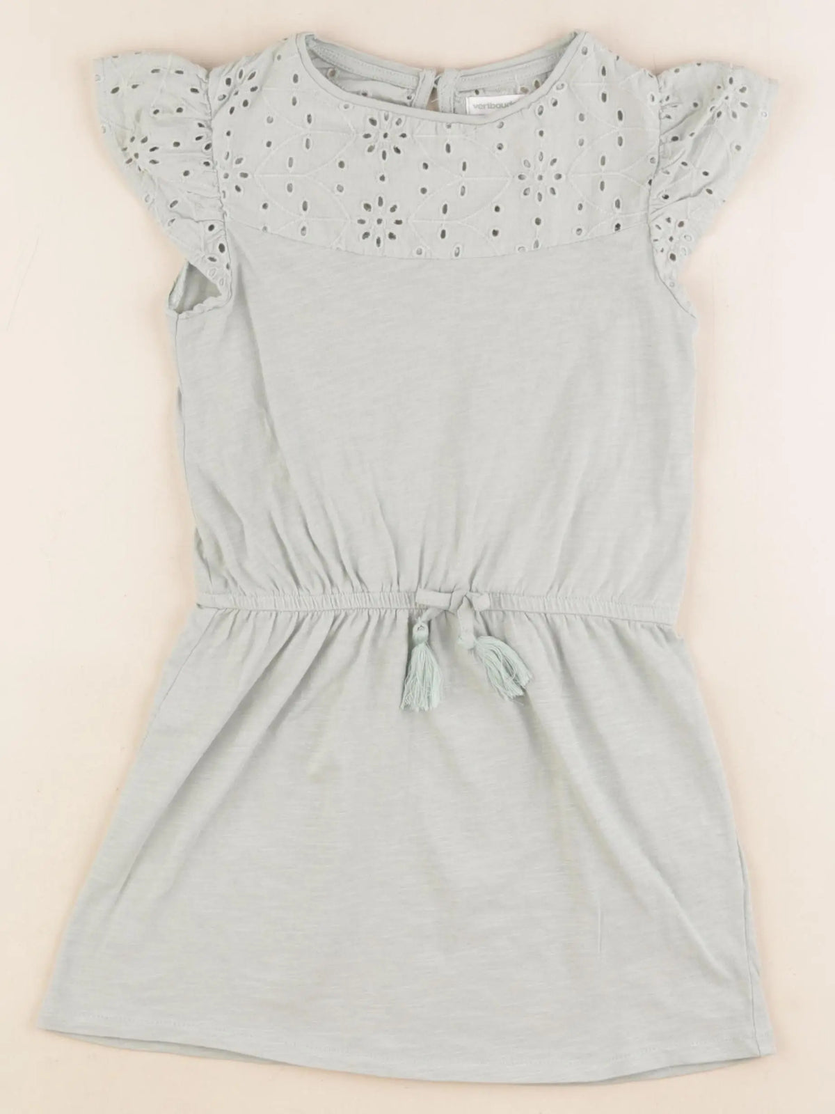 Vertbaudet - robe vert - 6 ans