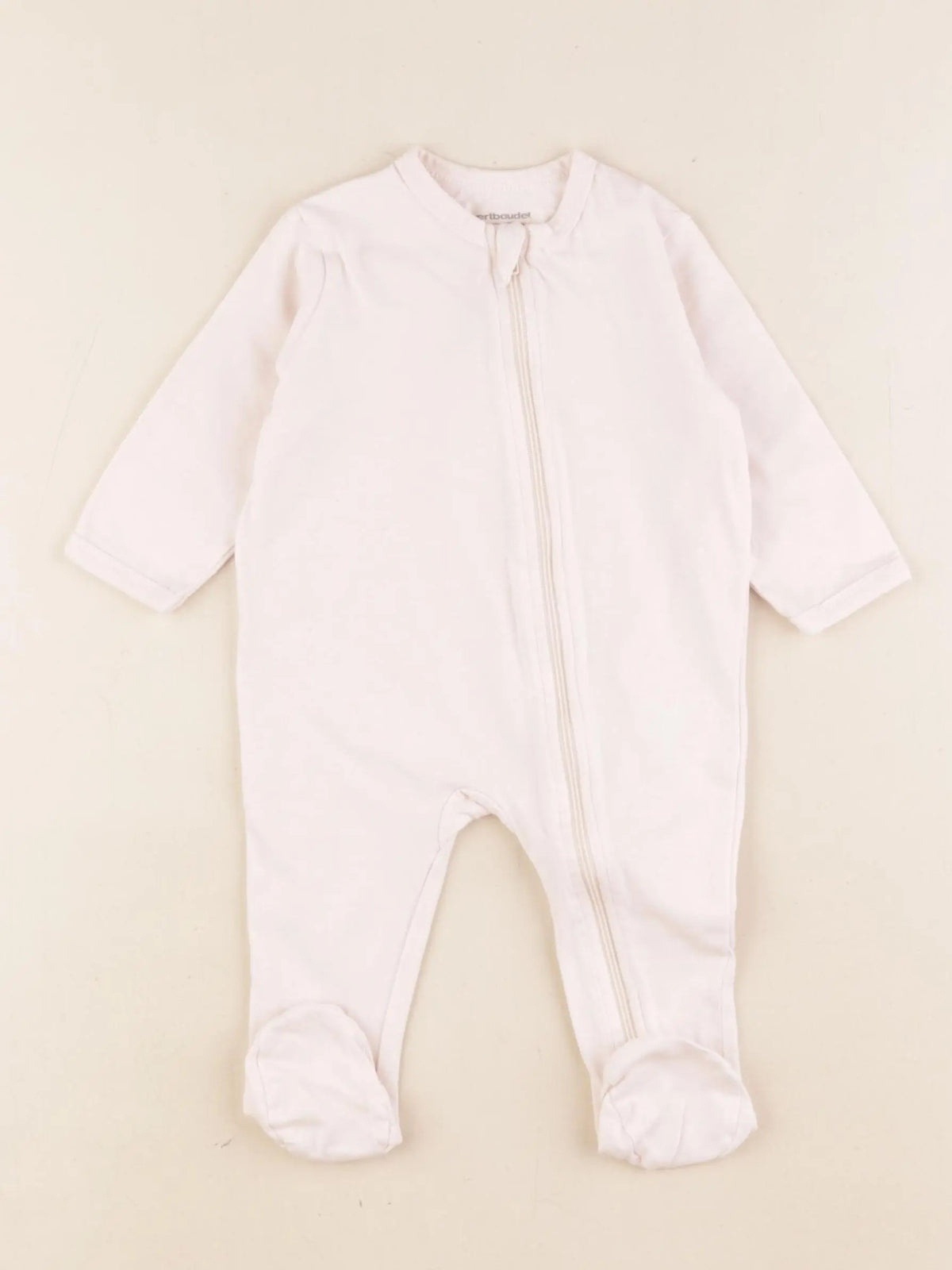 Vertbaudet - pyjama coton rose - 6 mois