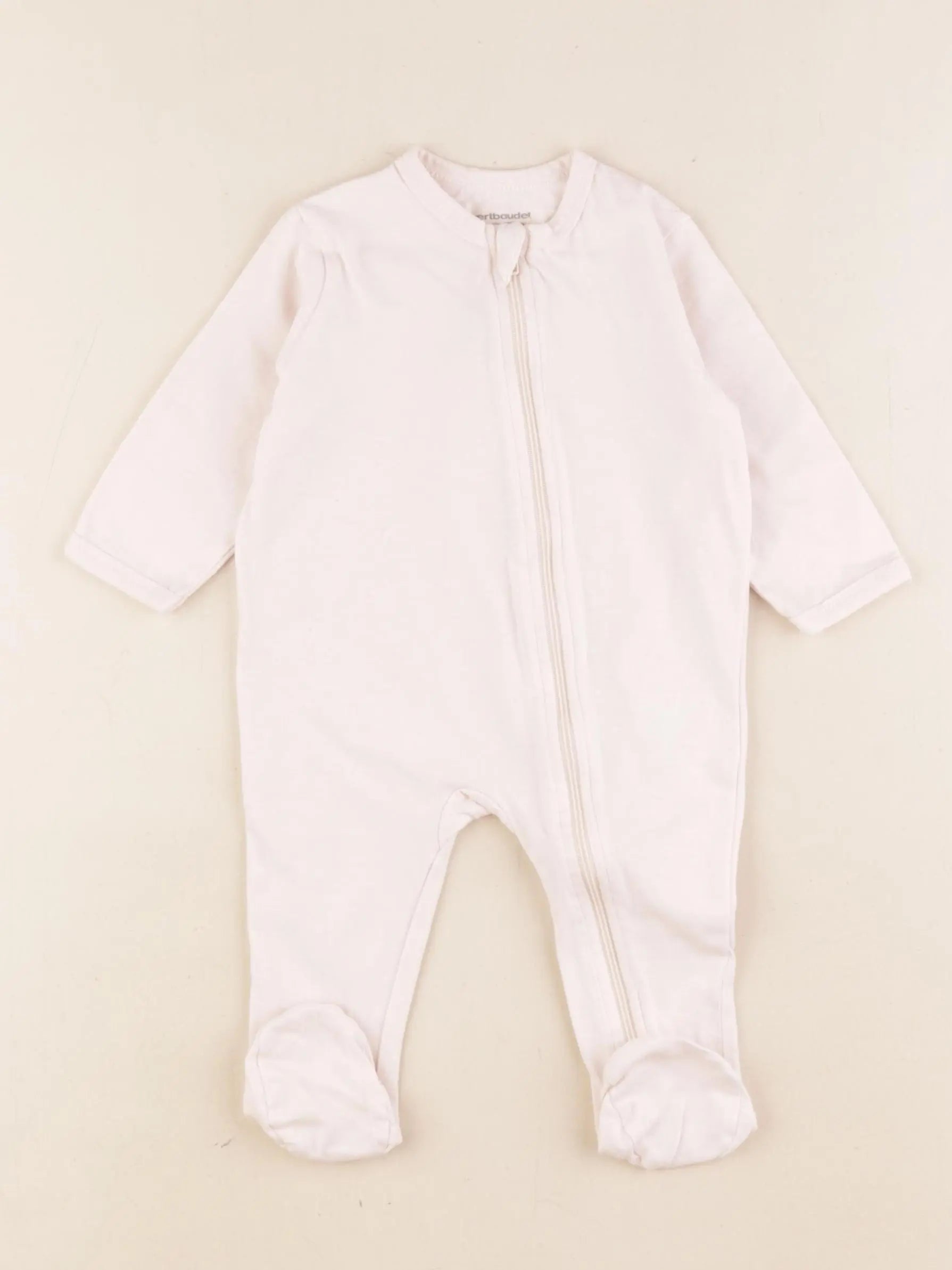 Vertbaudet - pyjama coton rose - 6 mois