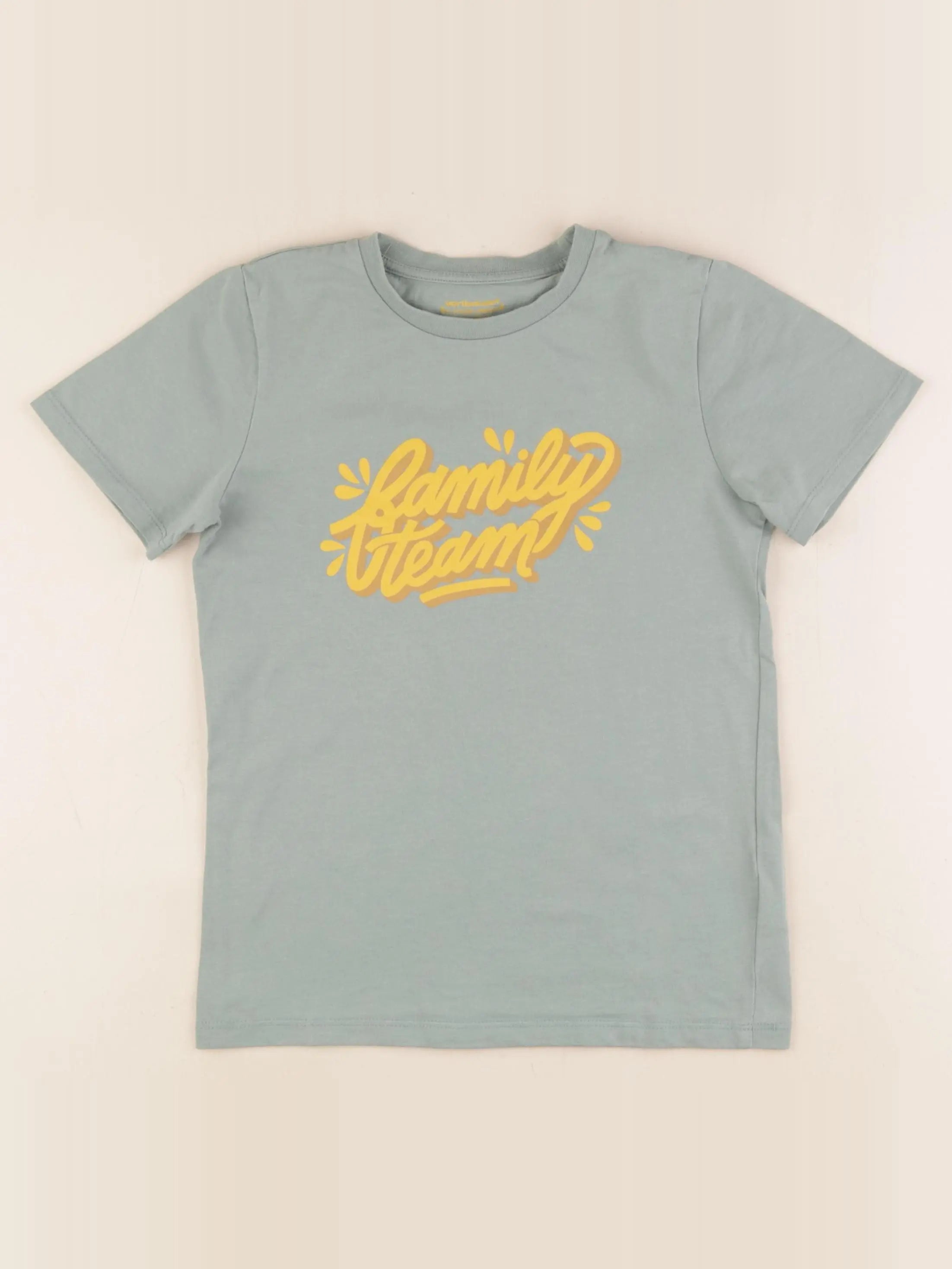 Vertbaudet - tee-shirt vert - 8 ans