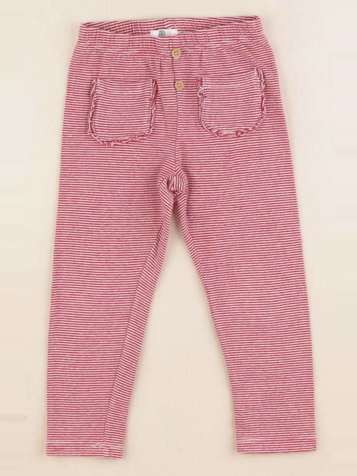 La Redoute - legging rouge - 3 ans