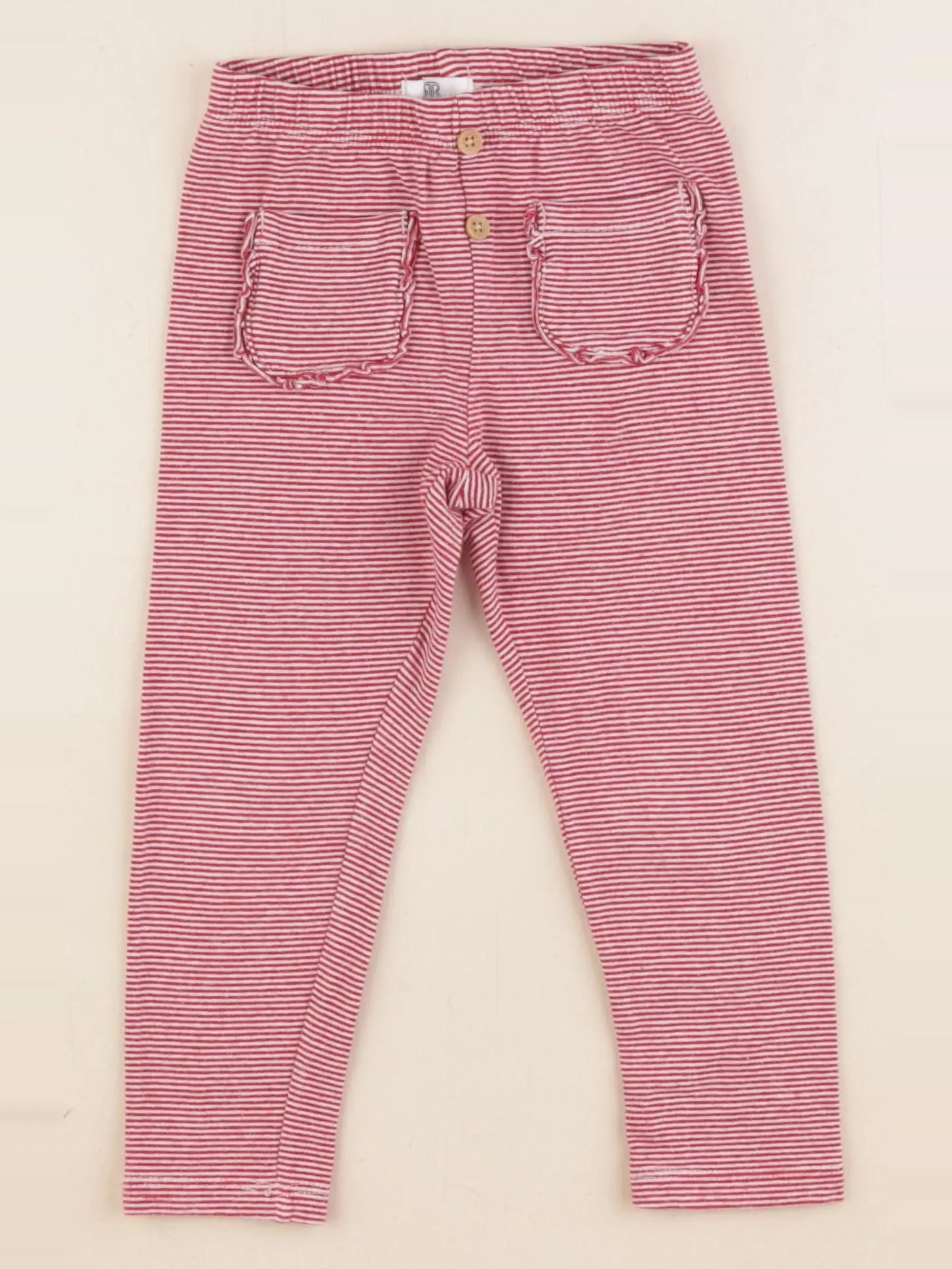La Redoute - legging rouge - 3 ans