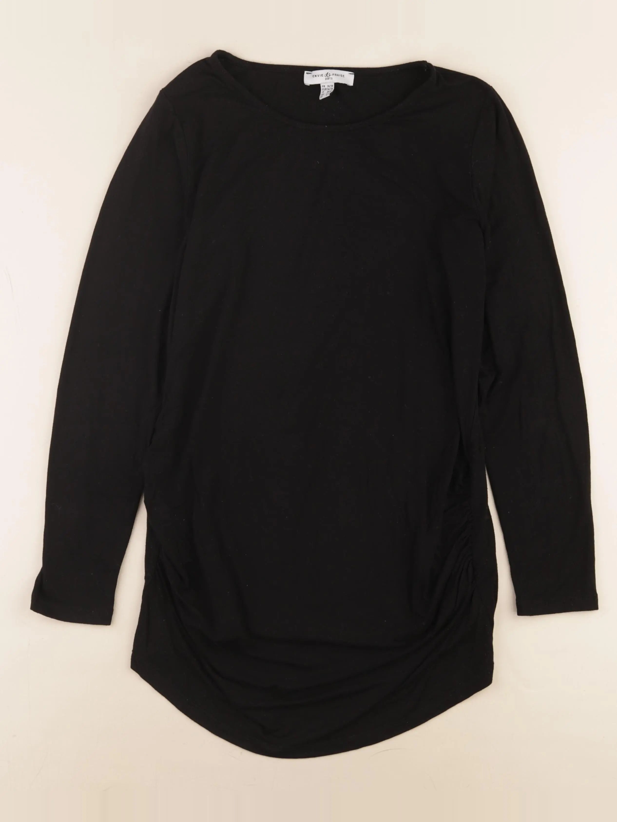 Envie de fraise - tee-shirt grossesse noir - 36 à 38