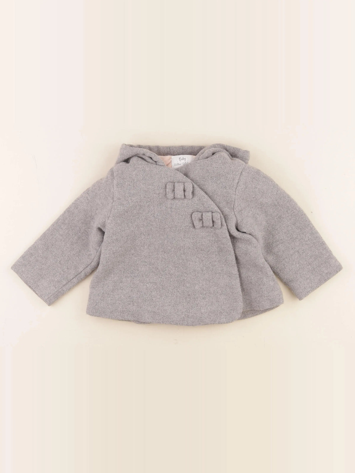 Vertbaudet - veste gris - 18 mois