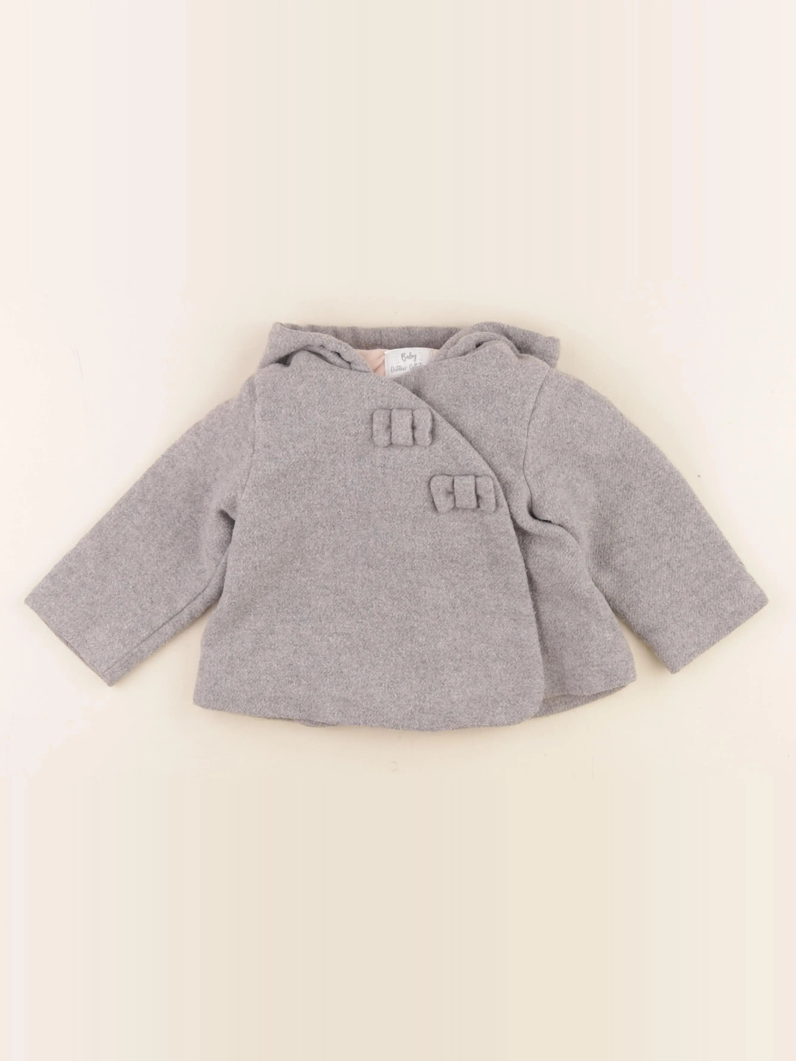 Vertbaudet - veste gris - 18 mois