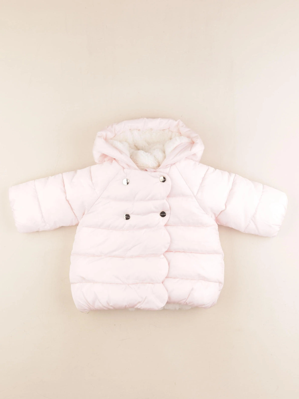 Jacadi - doudoune rose - 12 mois
