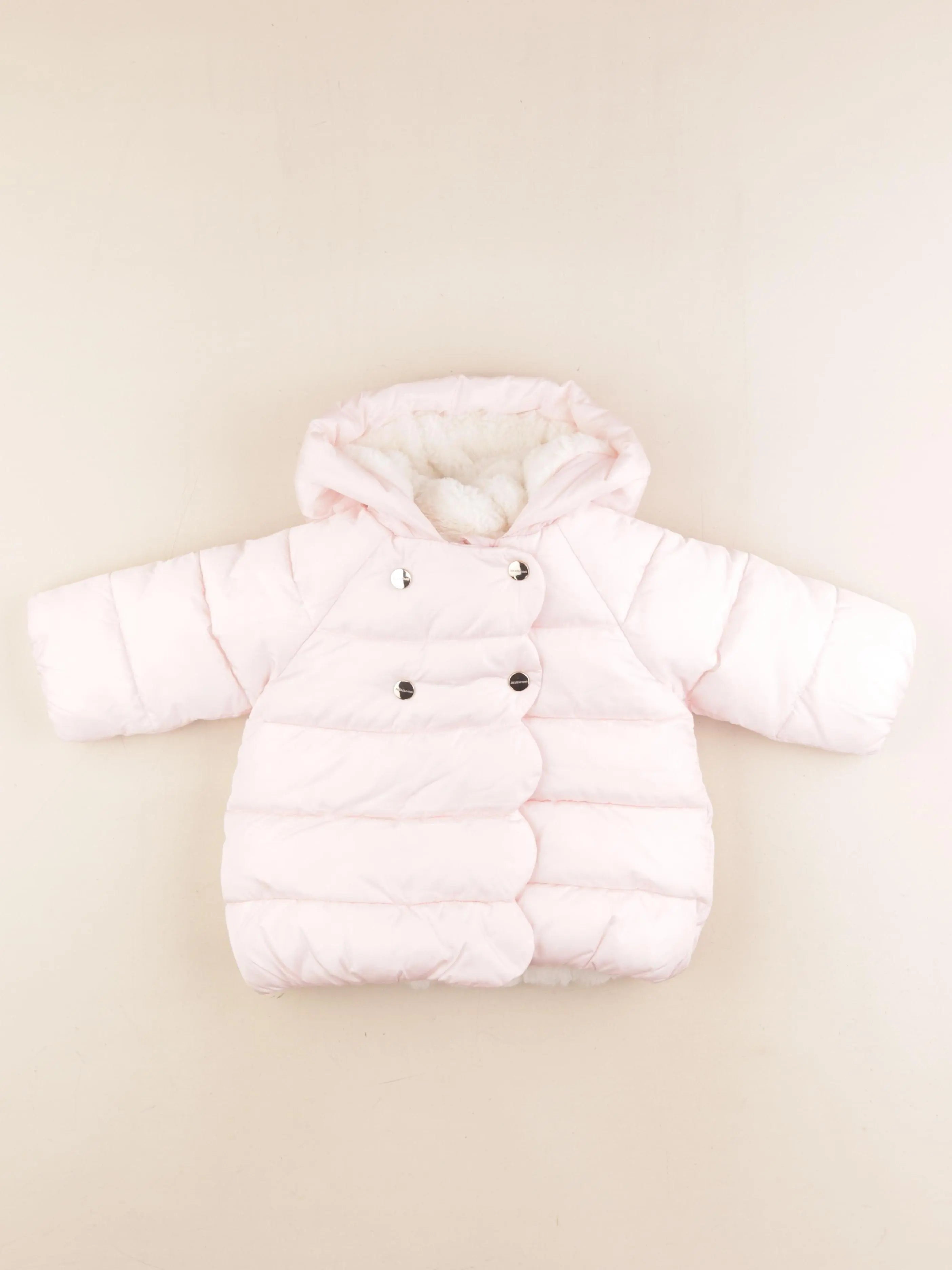 Jacadi - doudoune rose - 12 mois