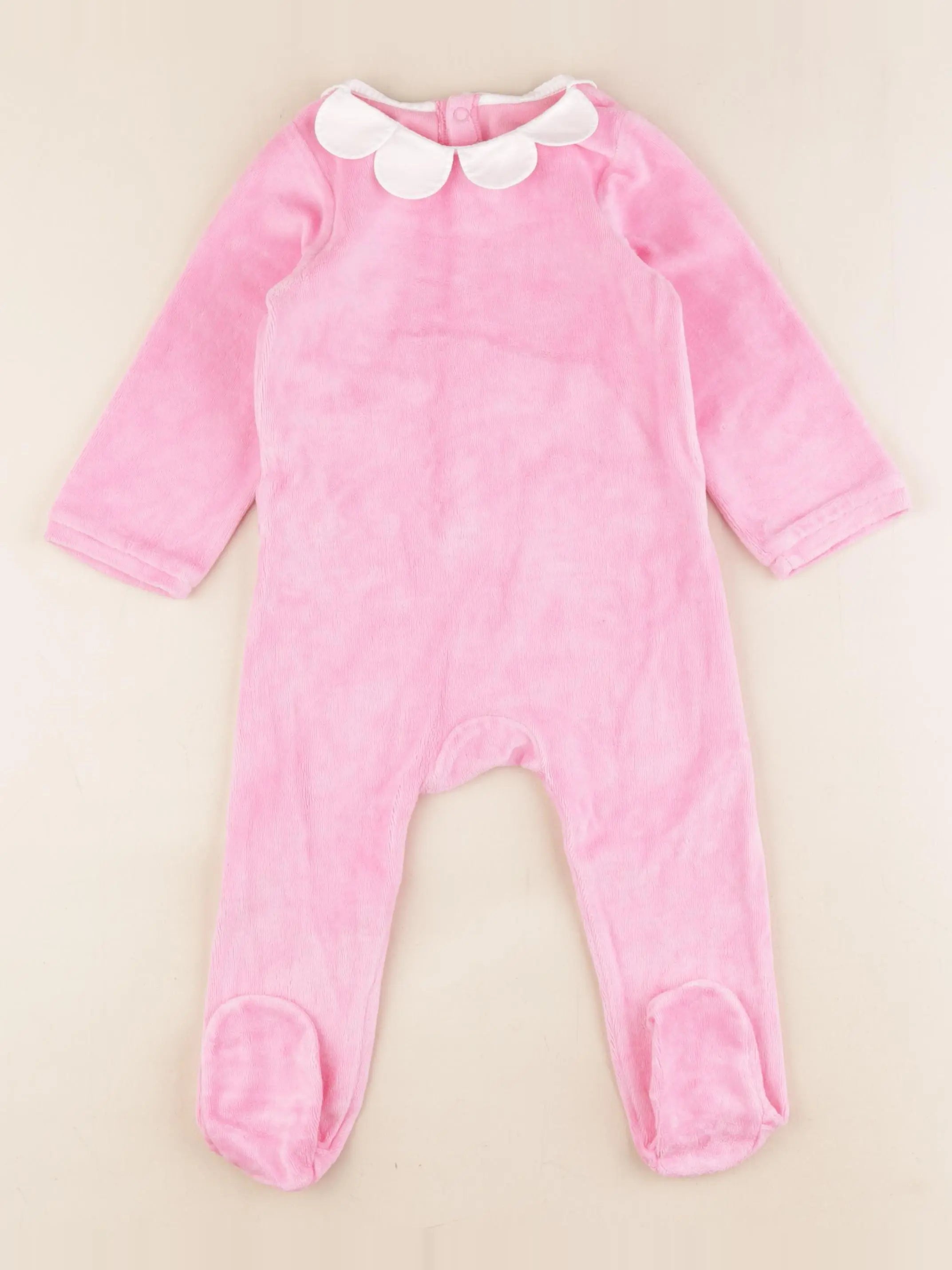 Jacadi - pyjama velours rose - 18 mois
