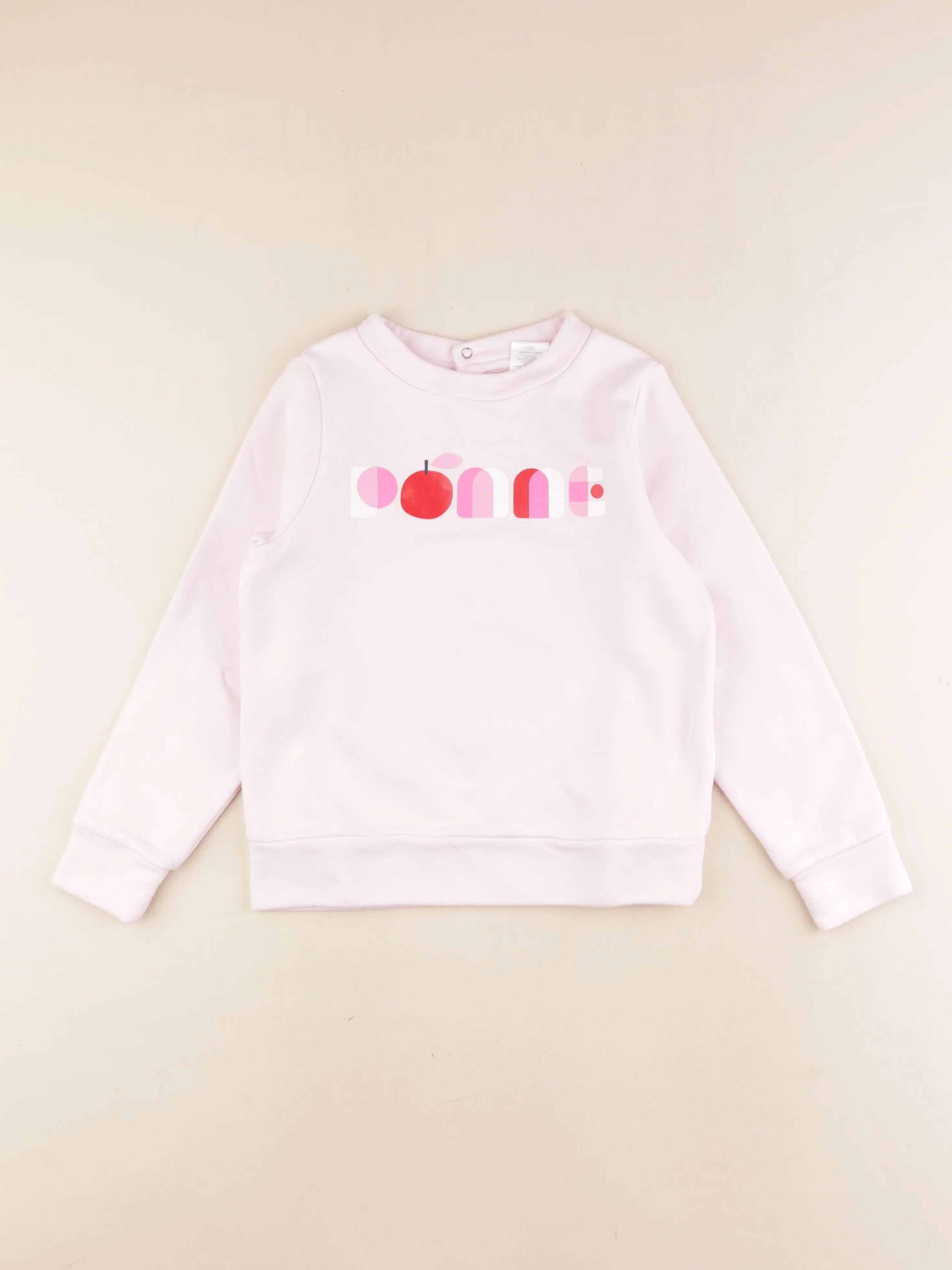 Jacadi - sweat rose - 8 ans
