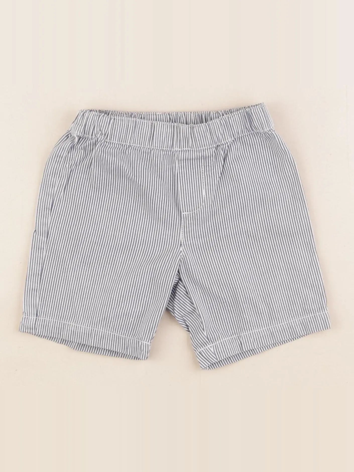 Jacadi - short bleu, blanc - 18 mois