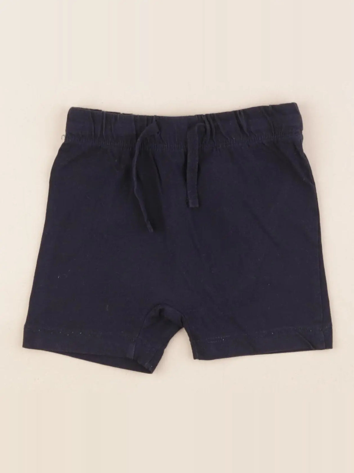 H&M - short noir - 6/9 mois