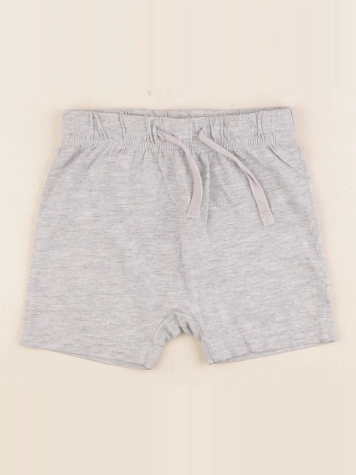H&M - short gris - 6/9 mois