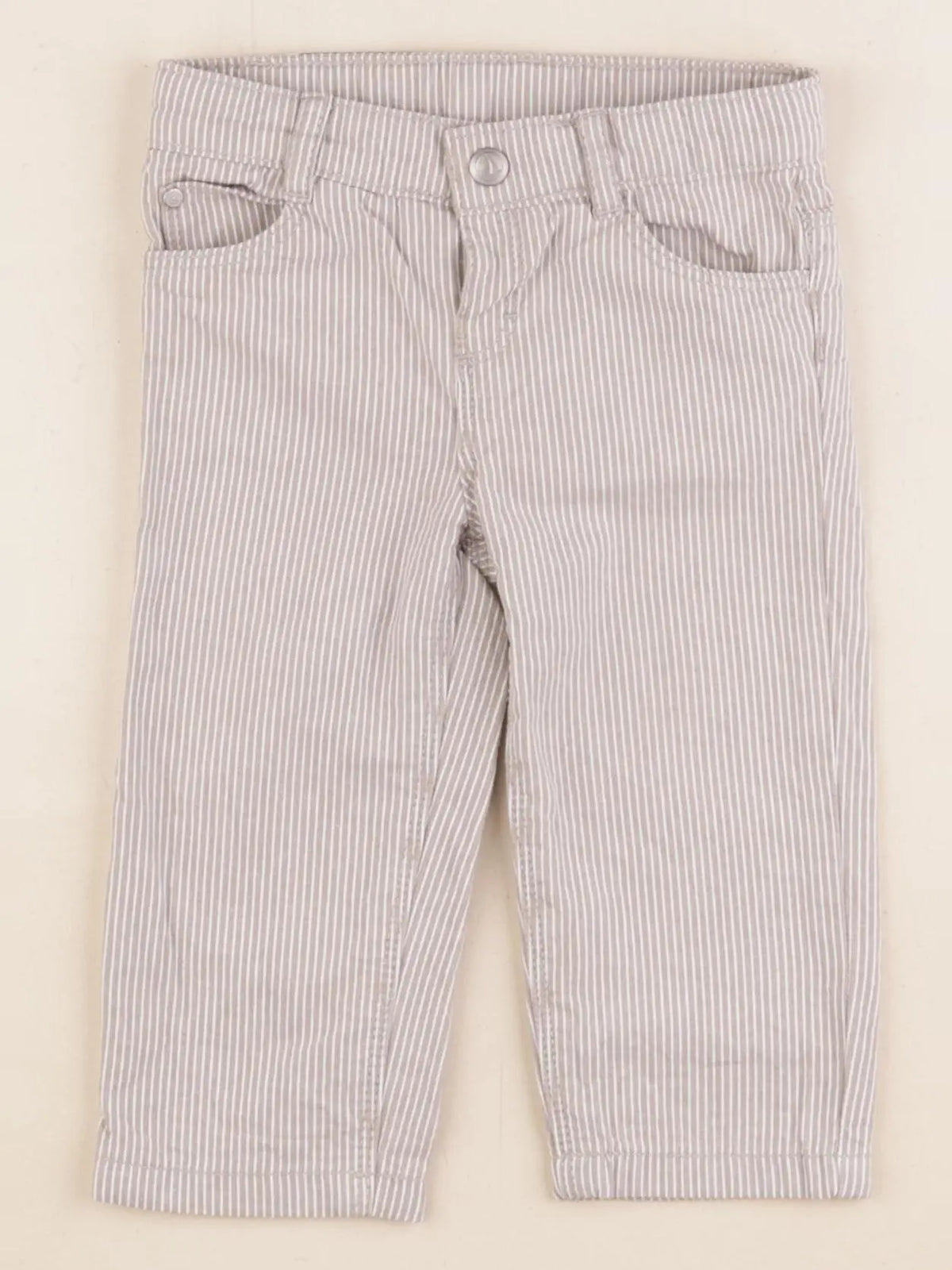 Petit Bateau - pantalon beige - 12 mois
