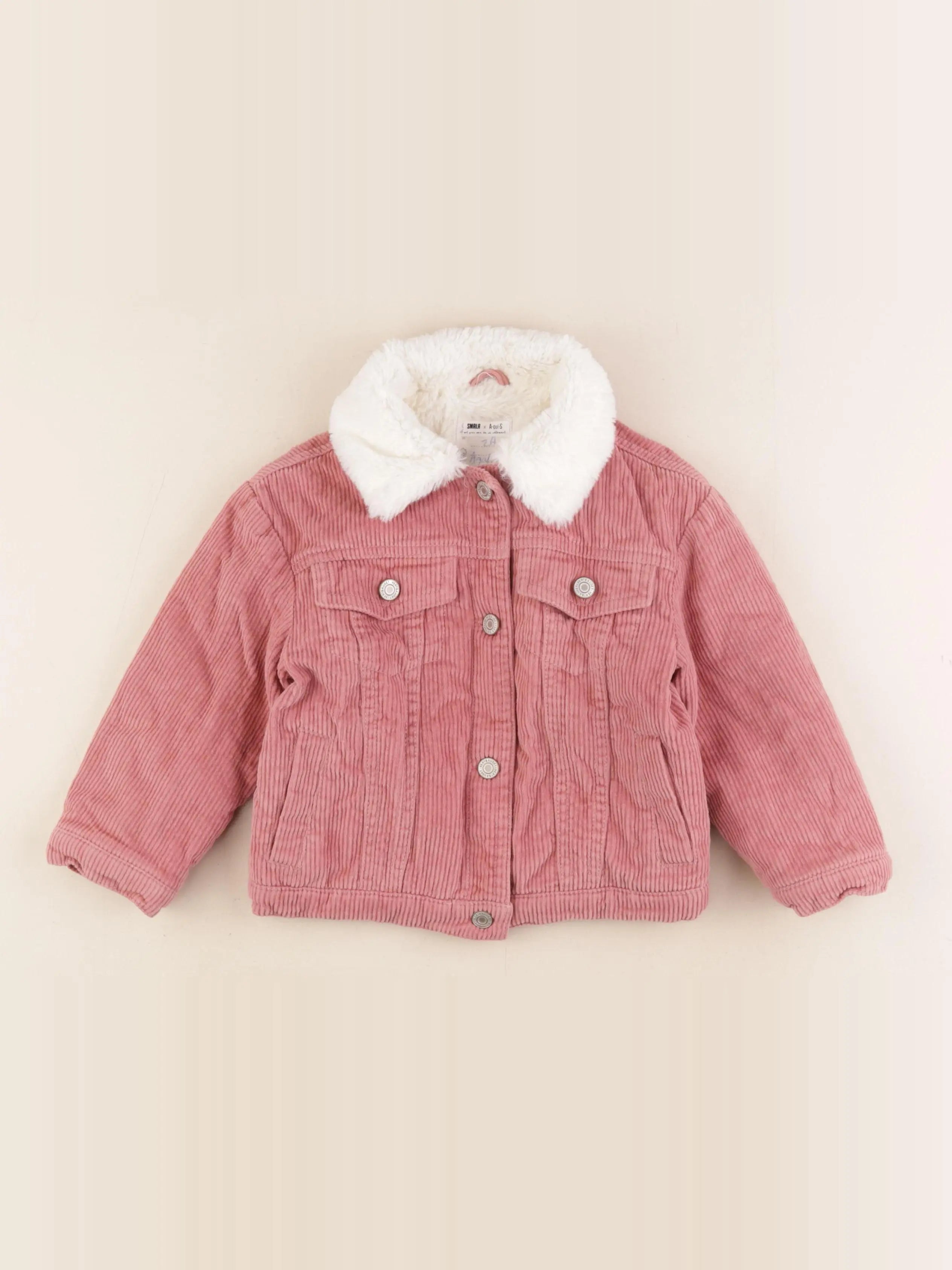 Vertbaudet - veste rose - 4 ans