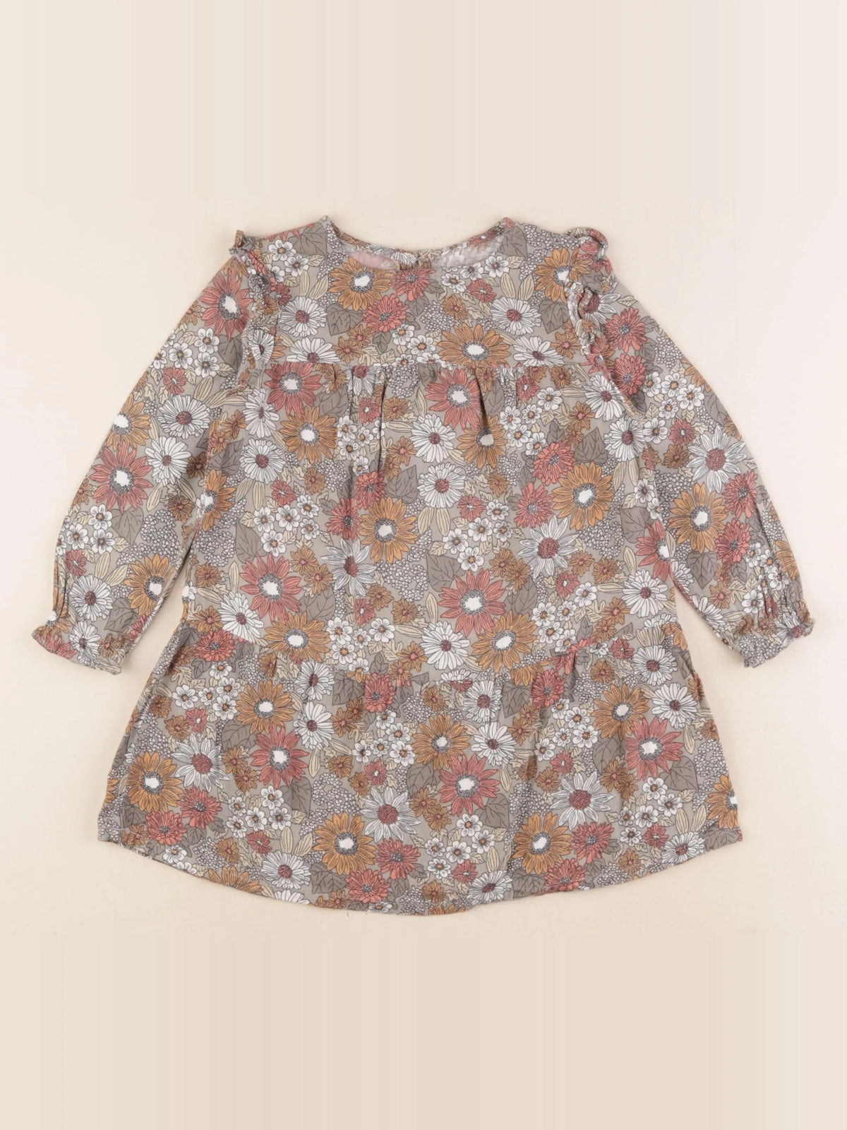 Vertbaudet - robe multicolore - 3 ans