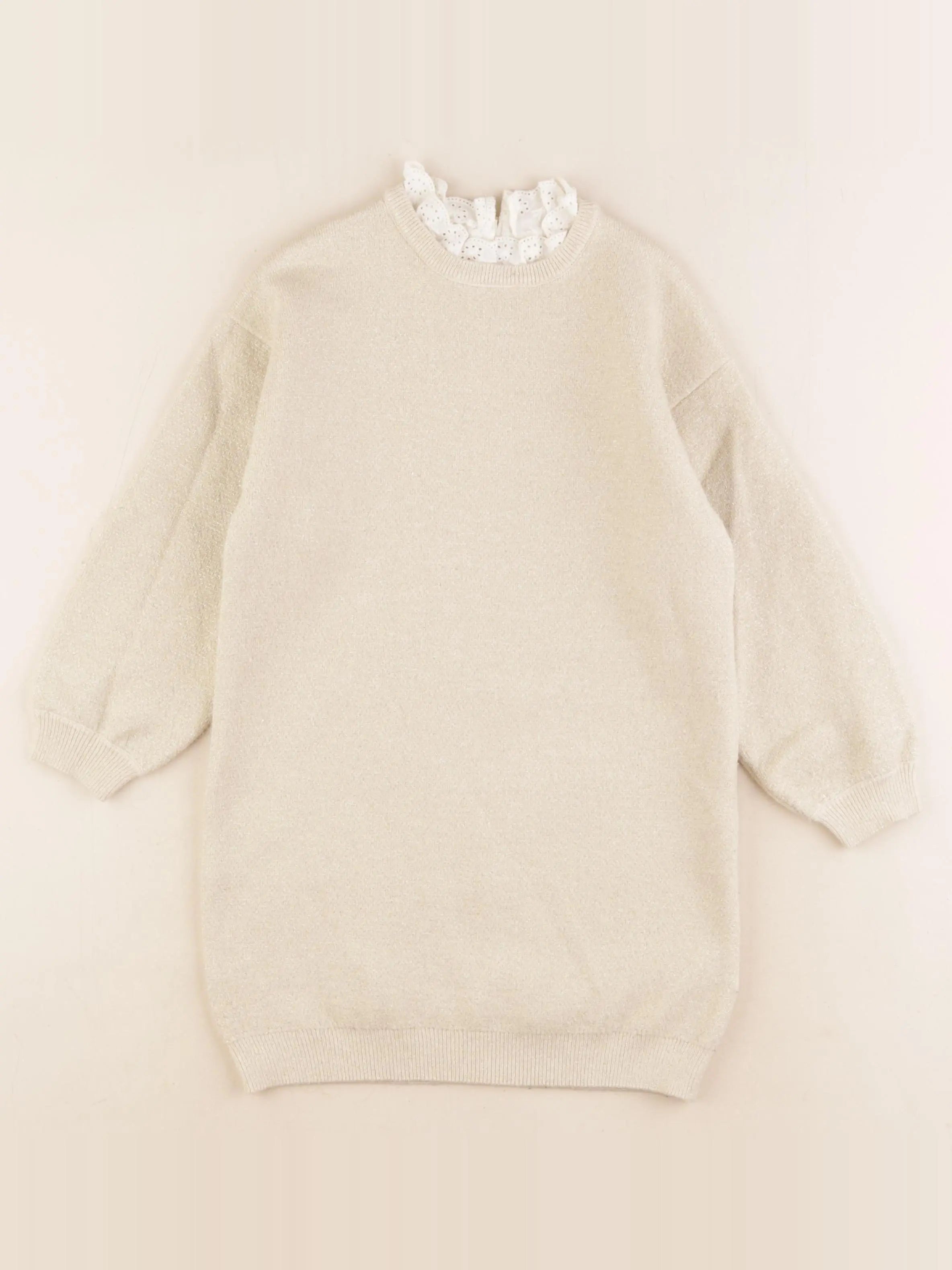 Vertbaudet - robe beige - 5 ans
