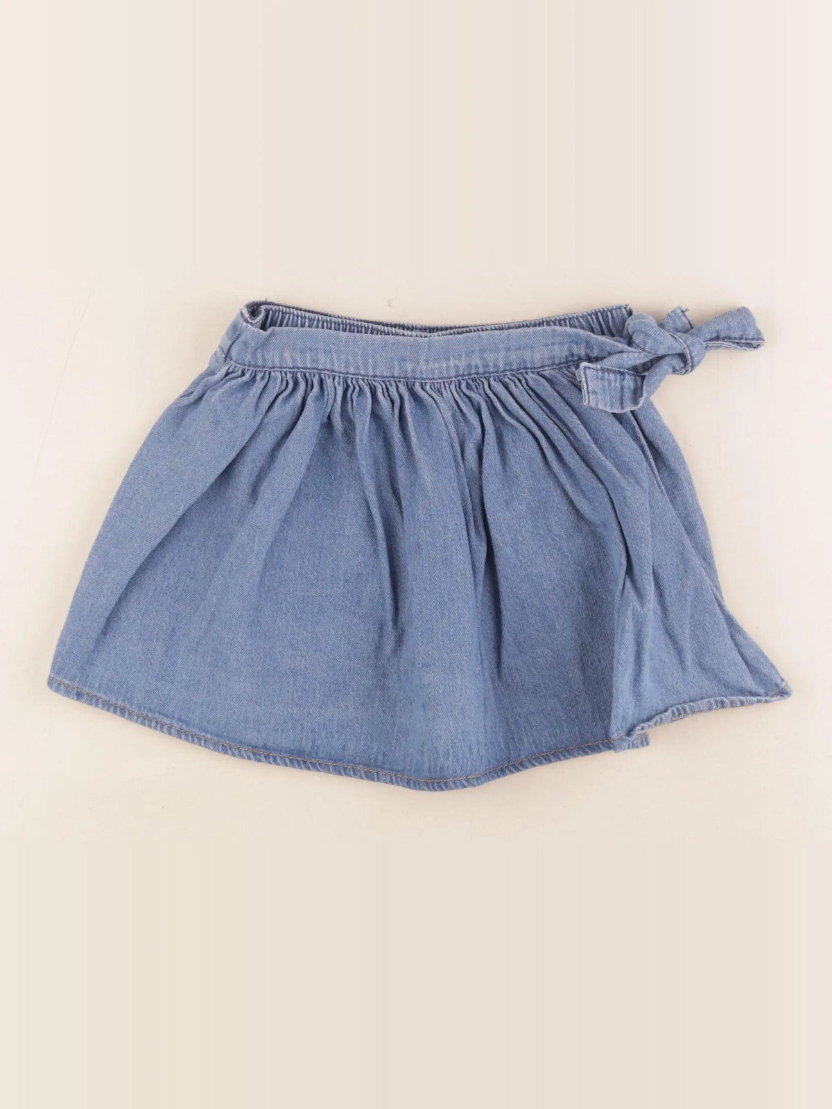 Vertbaudet - jupe short bleu - 6 ans