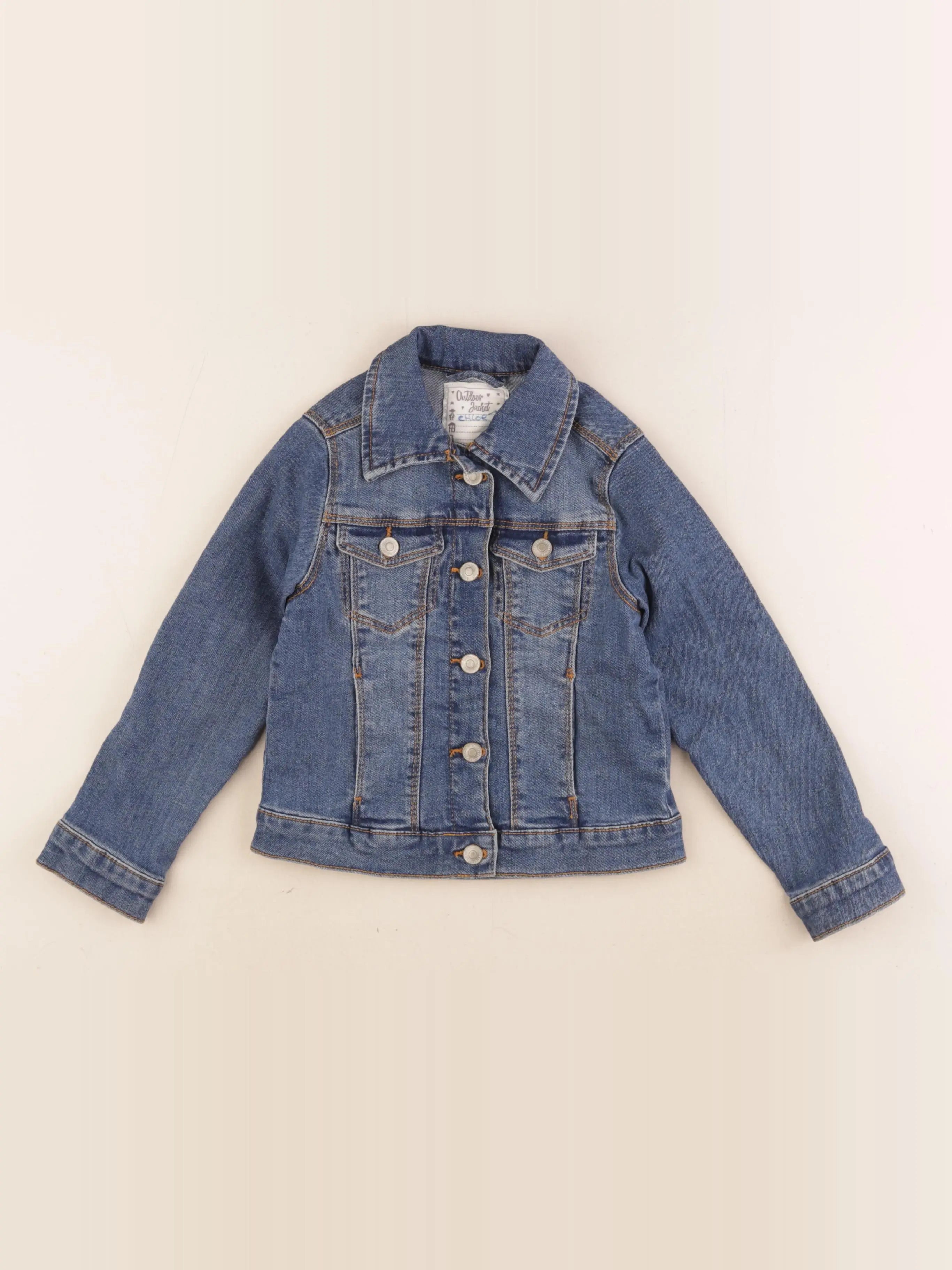Vertbaudet - veste bleu - 6 ans