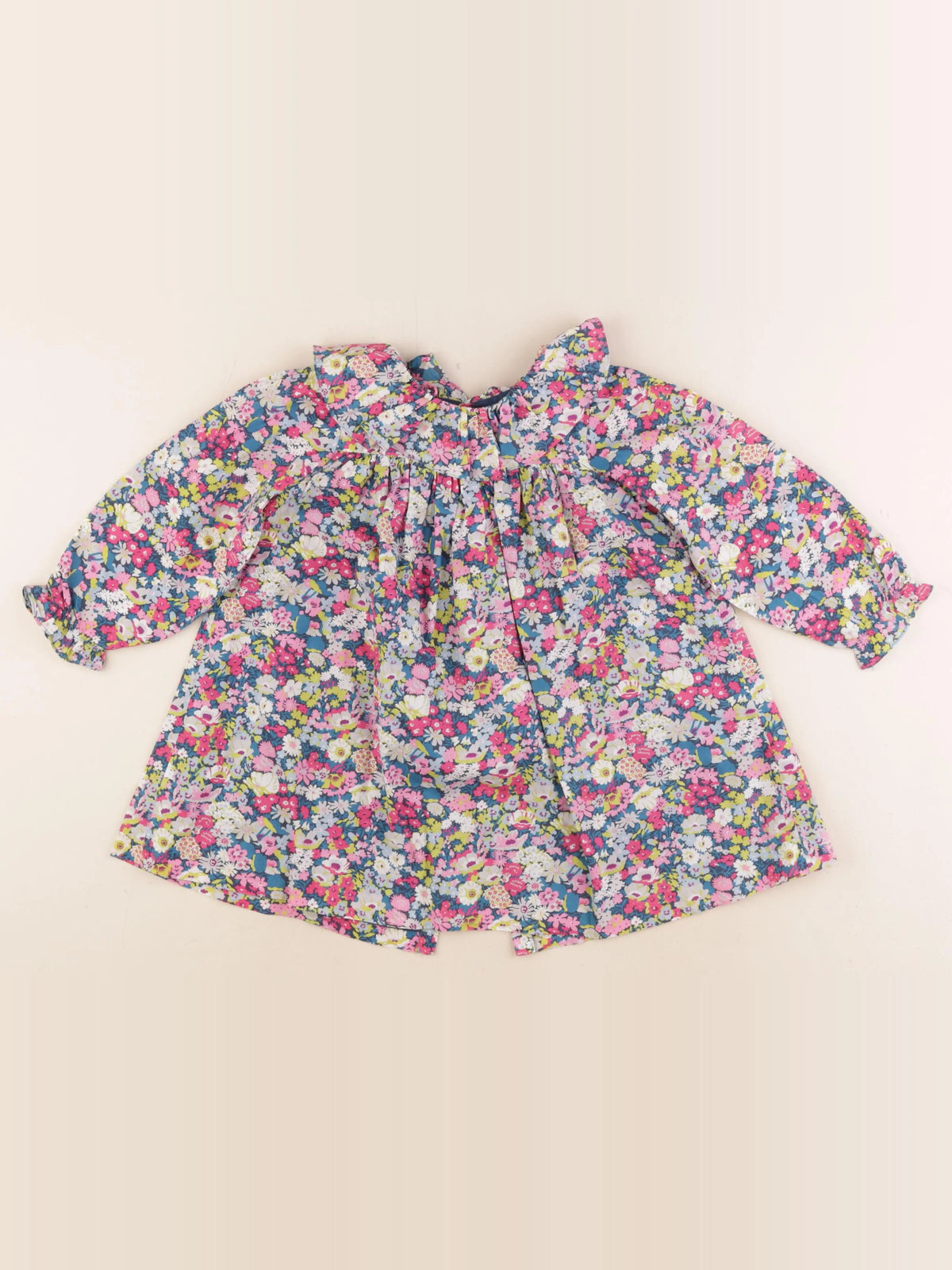 Jacadi - robe liberty multicolore - 3 ans