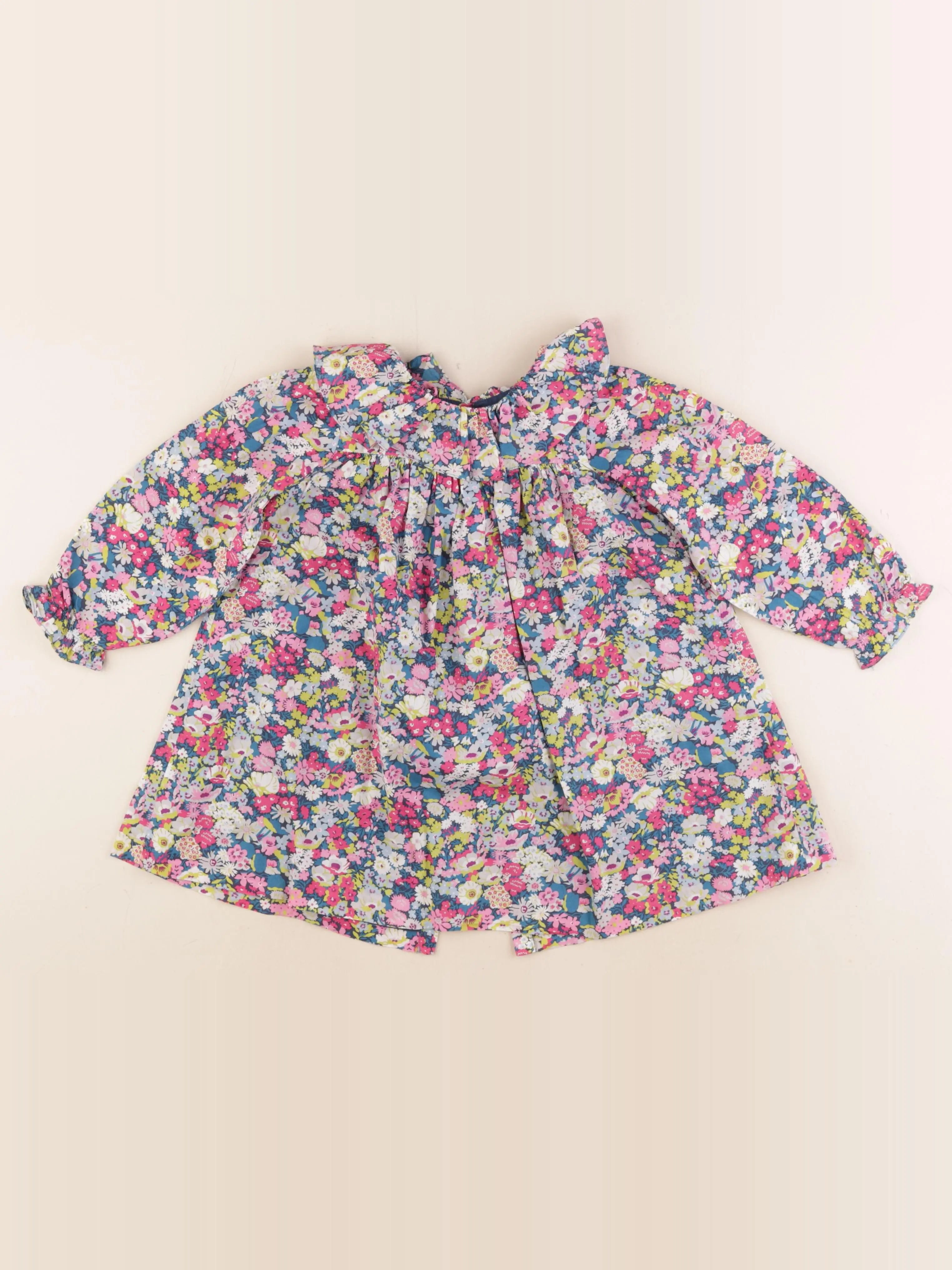 Jacadi - robe liberty multicolore - 3 ans