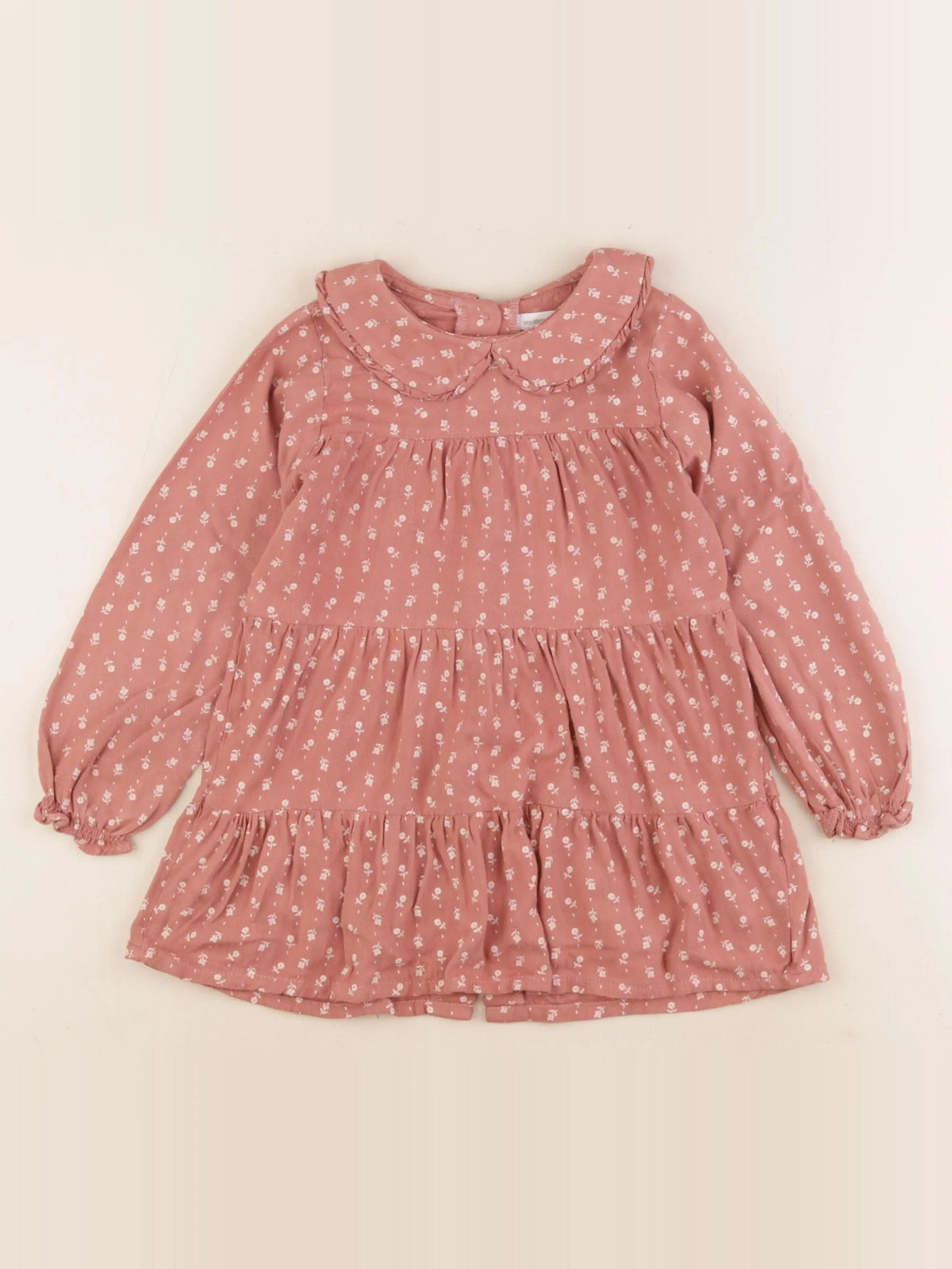 Vertbaudet - robe rose - 3 mois