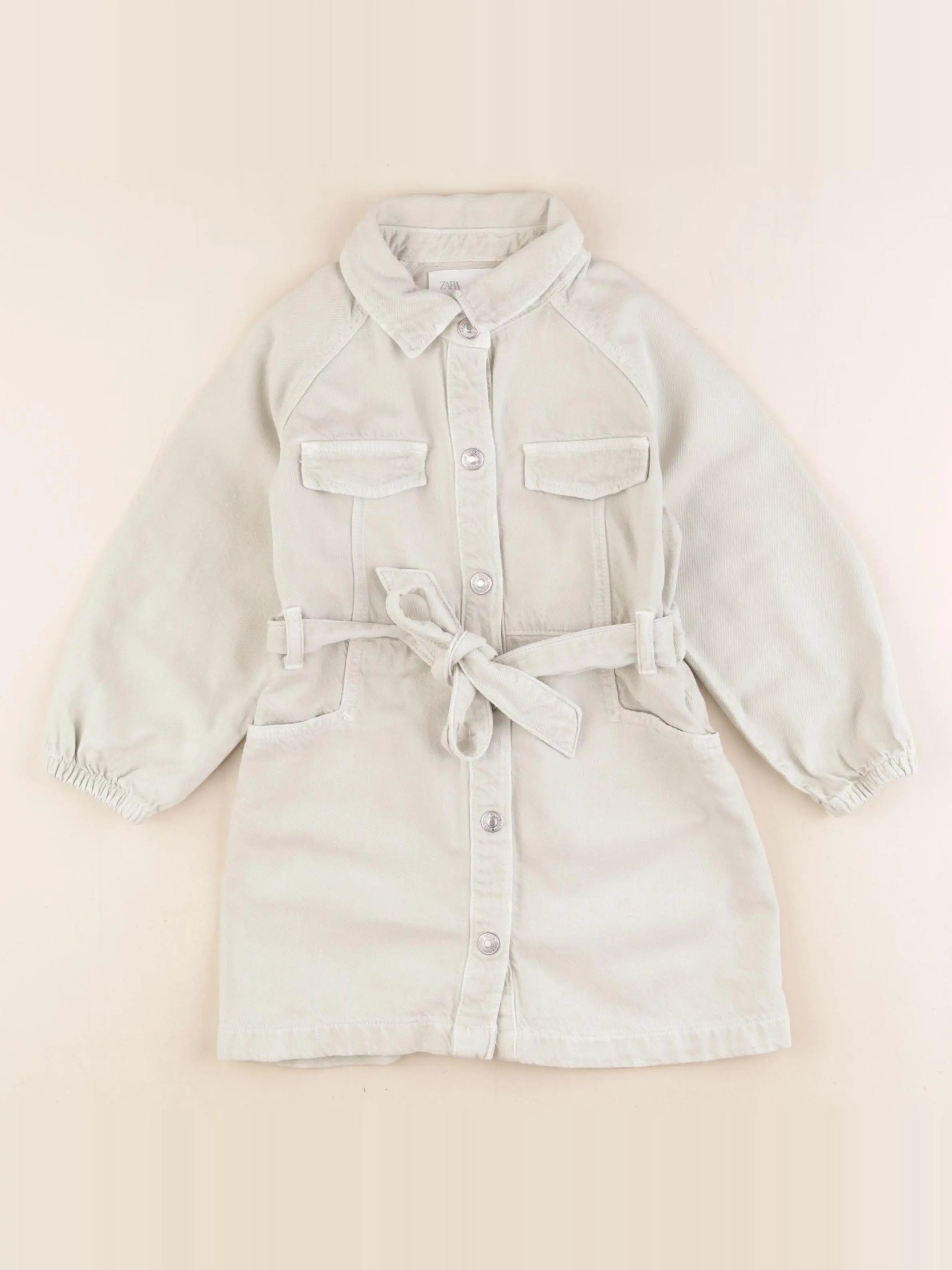 Zara - robe vert - 4 ans