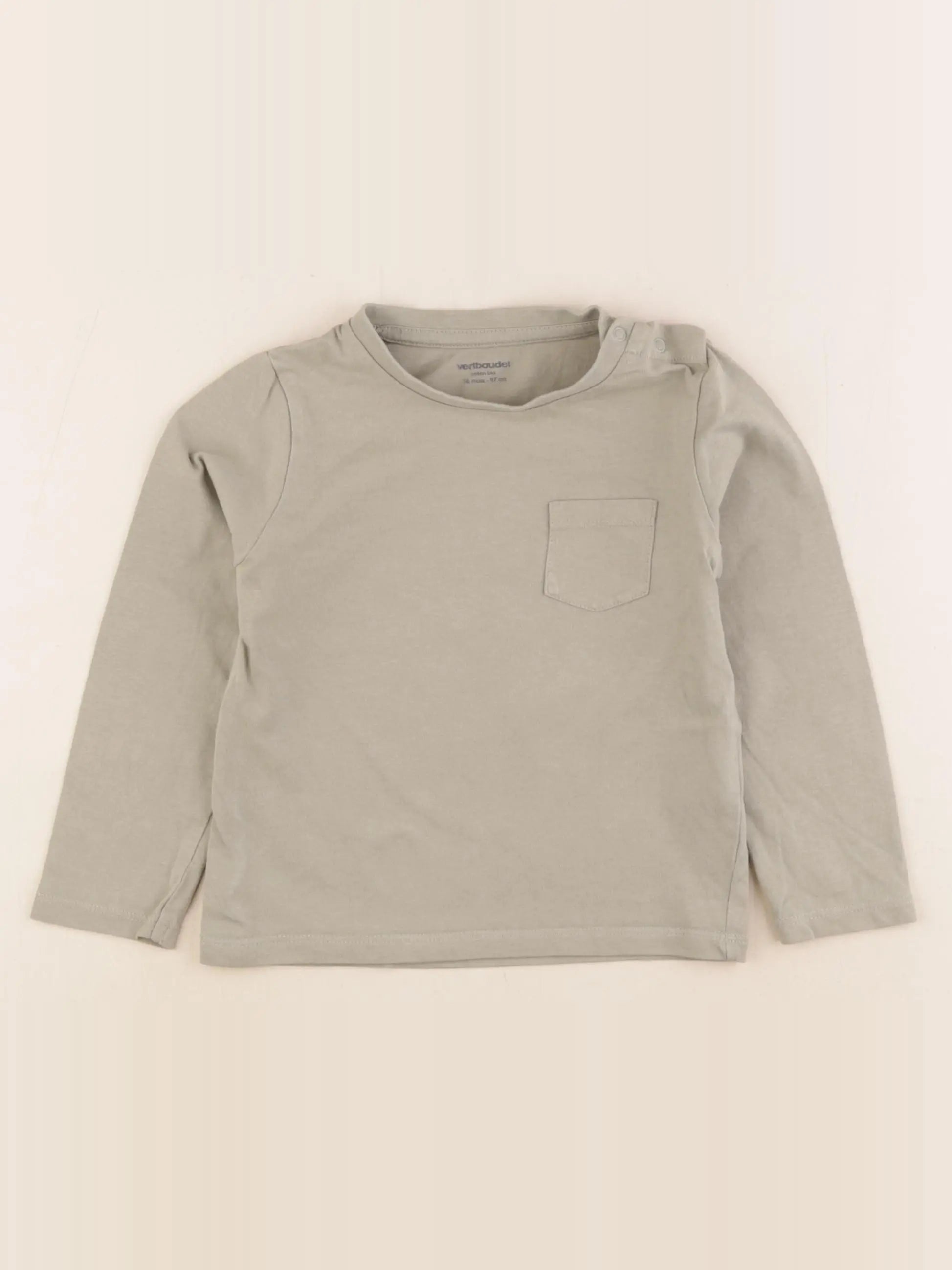 Vertbaudet - tee-shirt vert - 36 mois