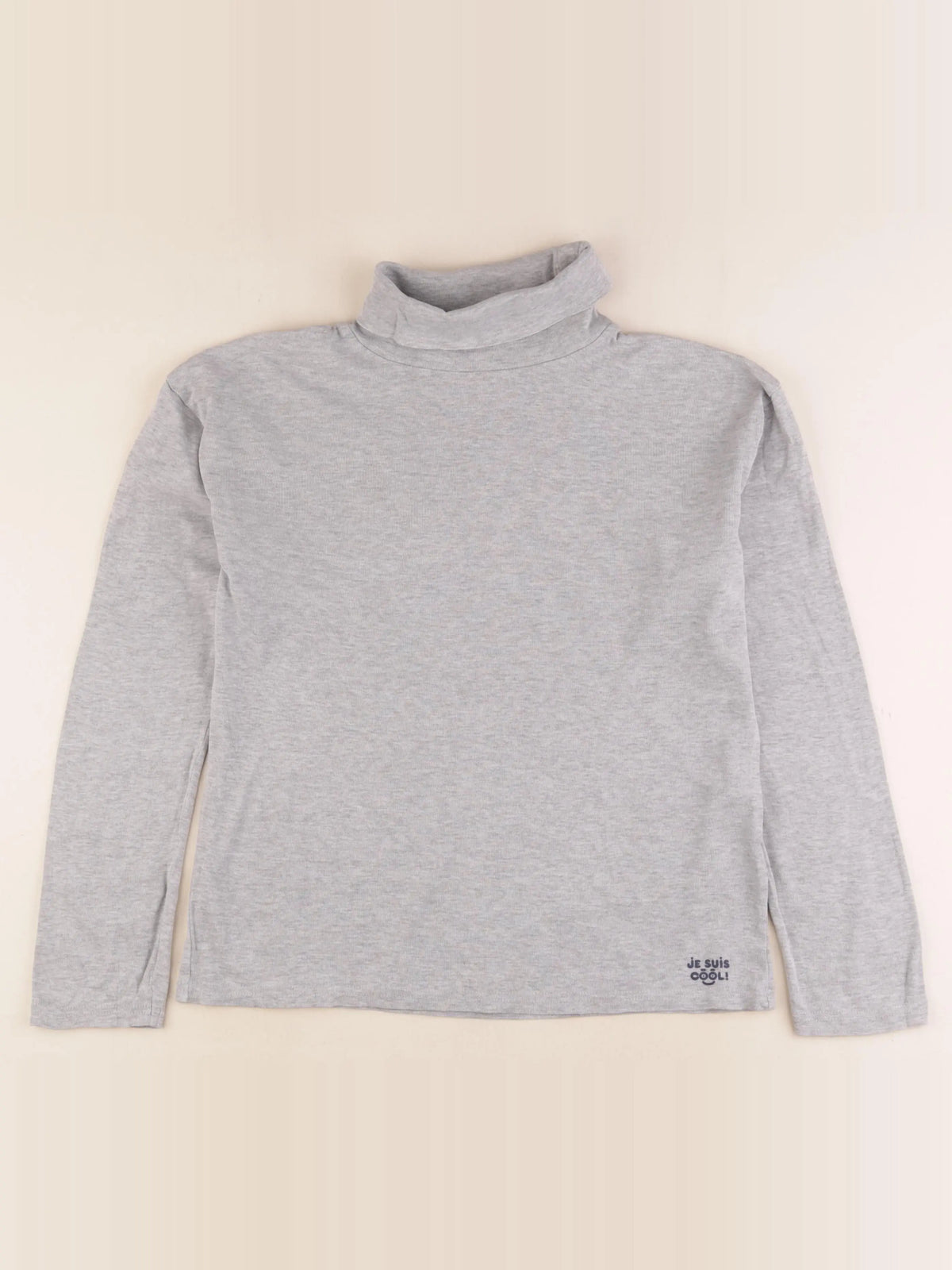 Vertbaudet - sous-pull gris - 12 ans
