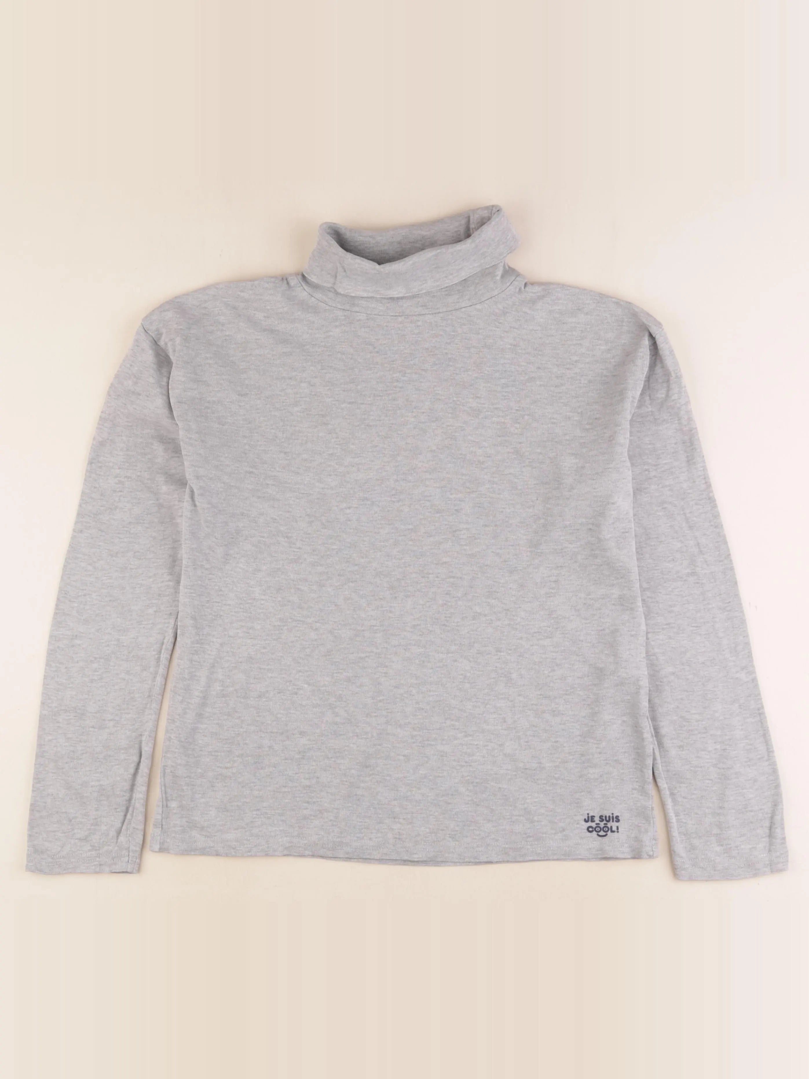 Vertbaudet - sous-pull gris - 12 ans
