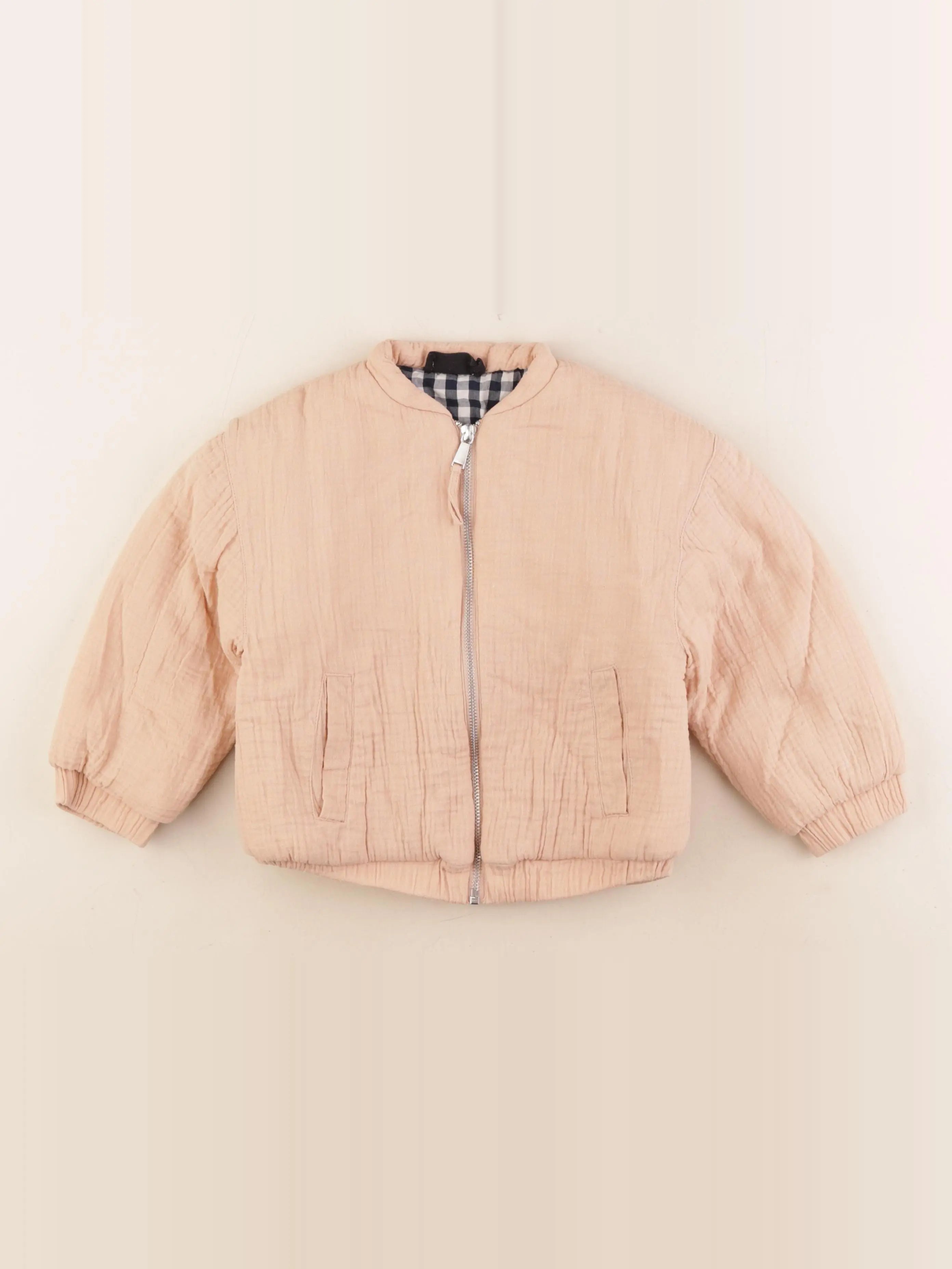 Monoprix - veste orange - 5 ans