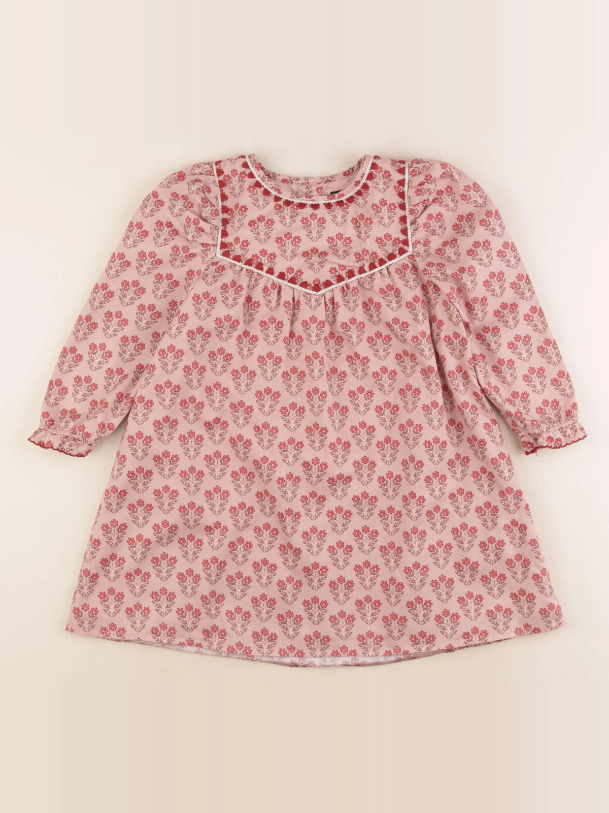 Monoprix - robe rose - 5 ans