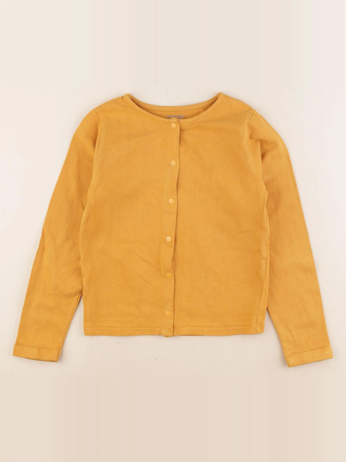 Vertbaudet - sweat jaune - 8 ans