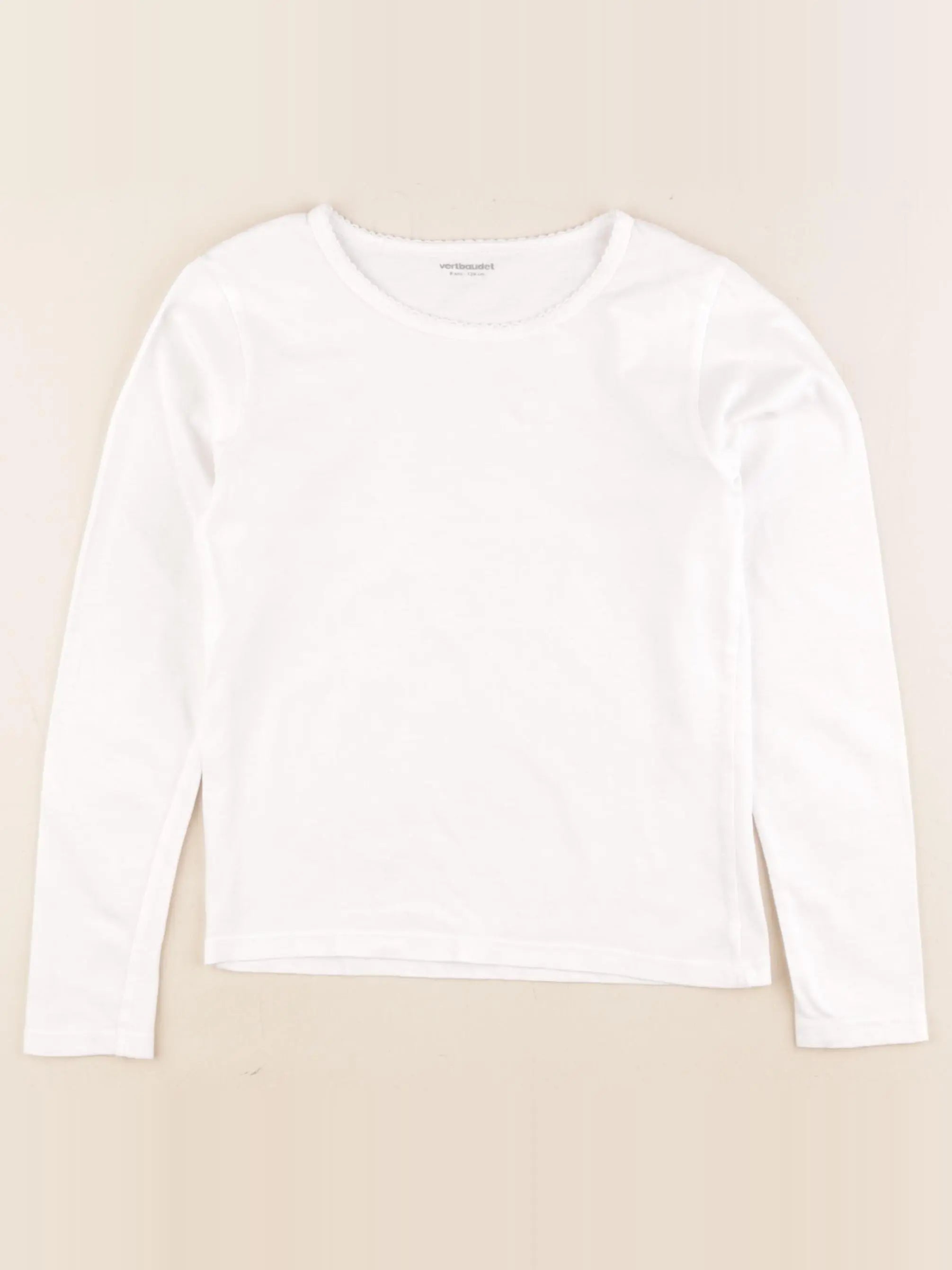 Vertbaudet - maillot de corps blanc - 8 ans