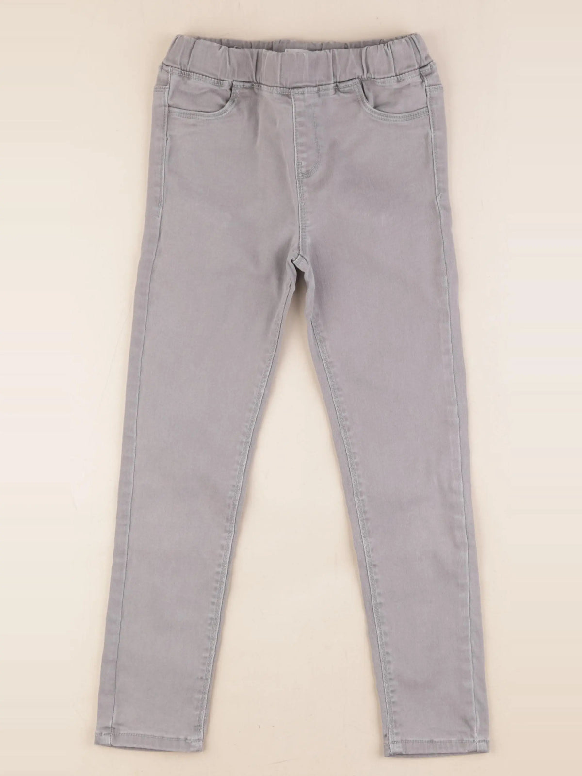 Vertbaudet - jegging gris - 8 ans