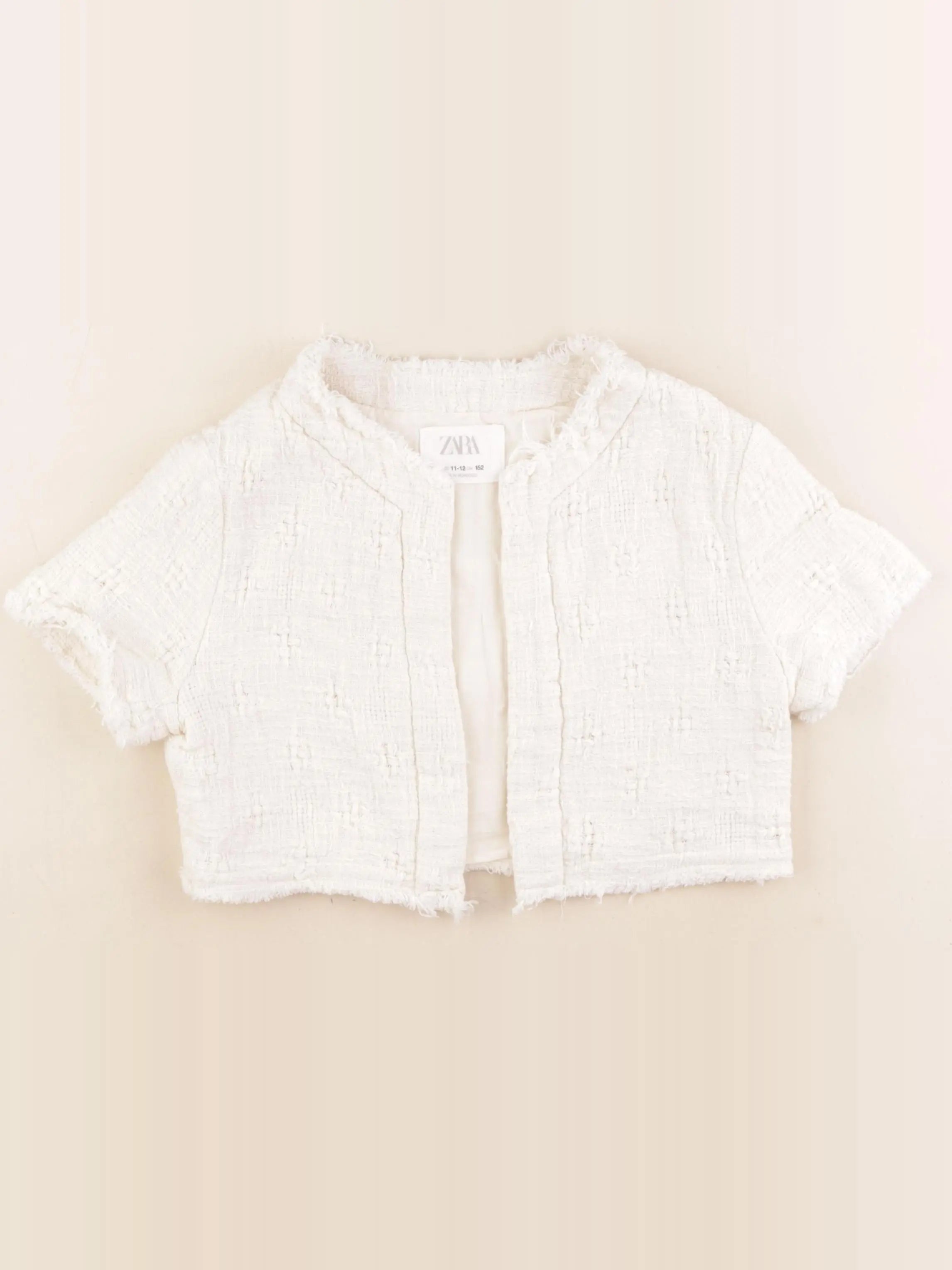 Zara - veste blanc - 11/12 ans