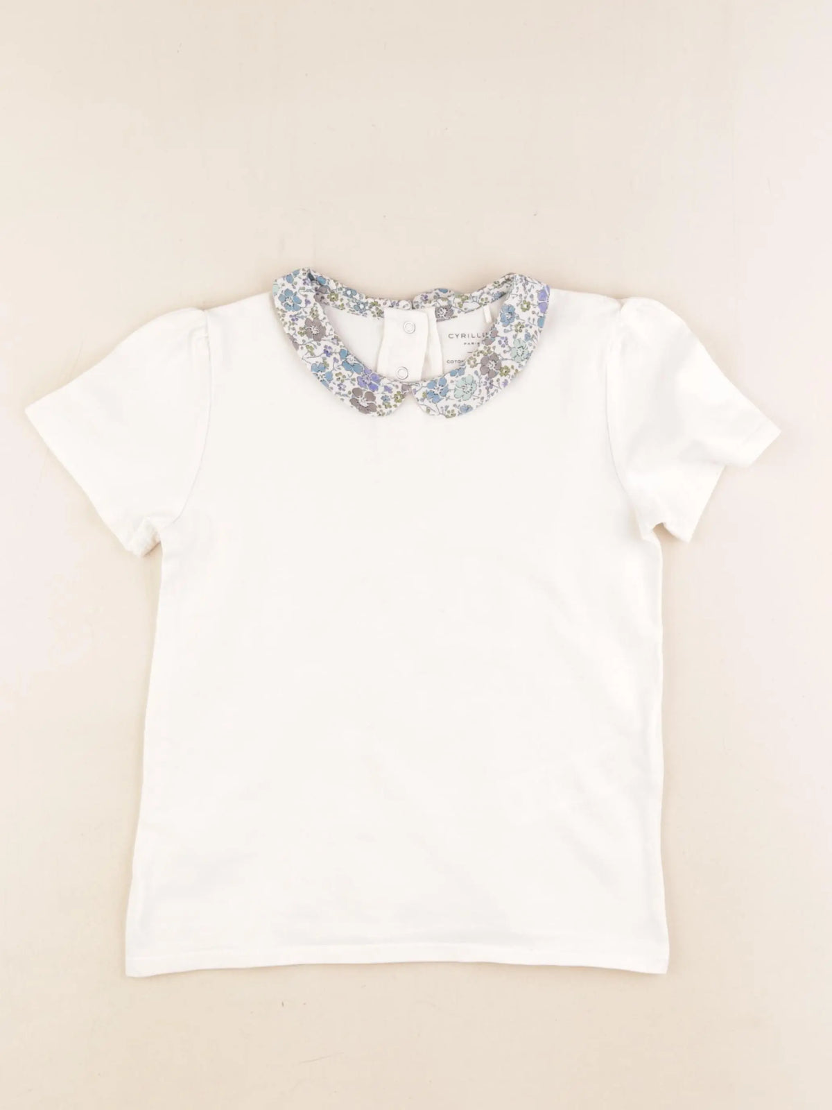Cyrillus - tee-shirt blanc - 8 ans