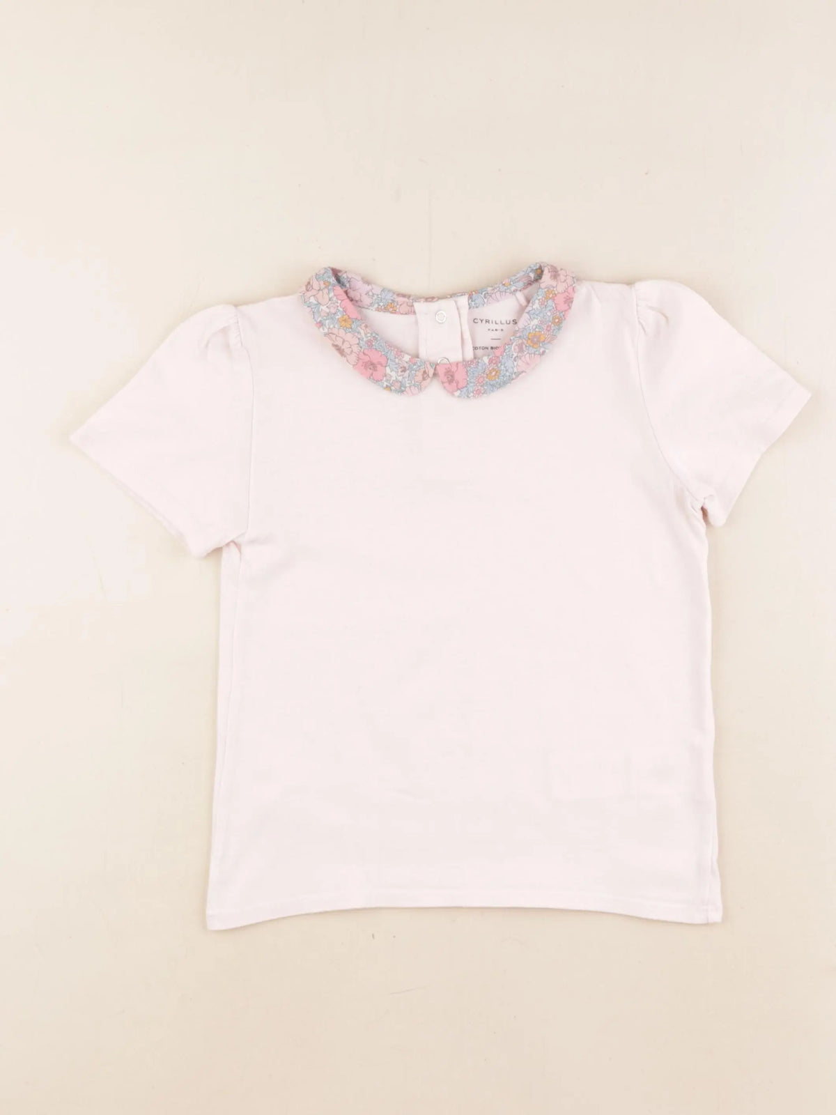 Cyrillus - tee-shirt rose - 8 ans