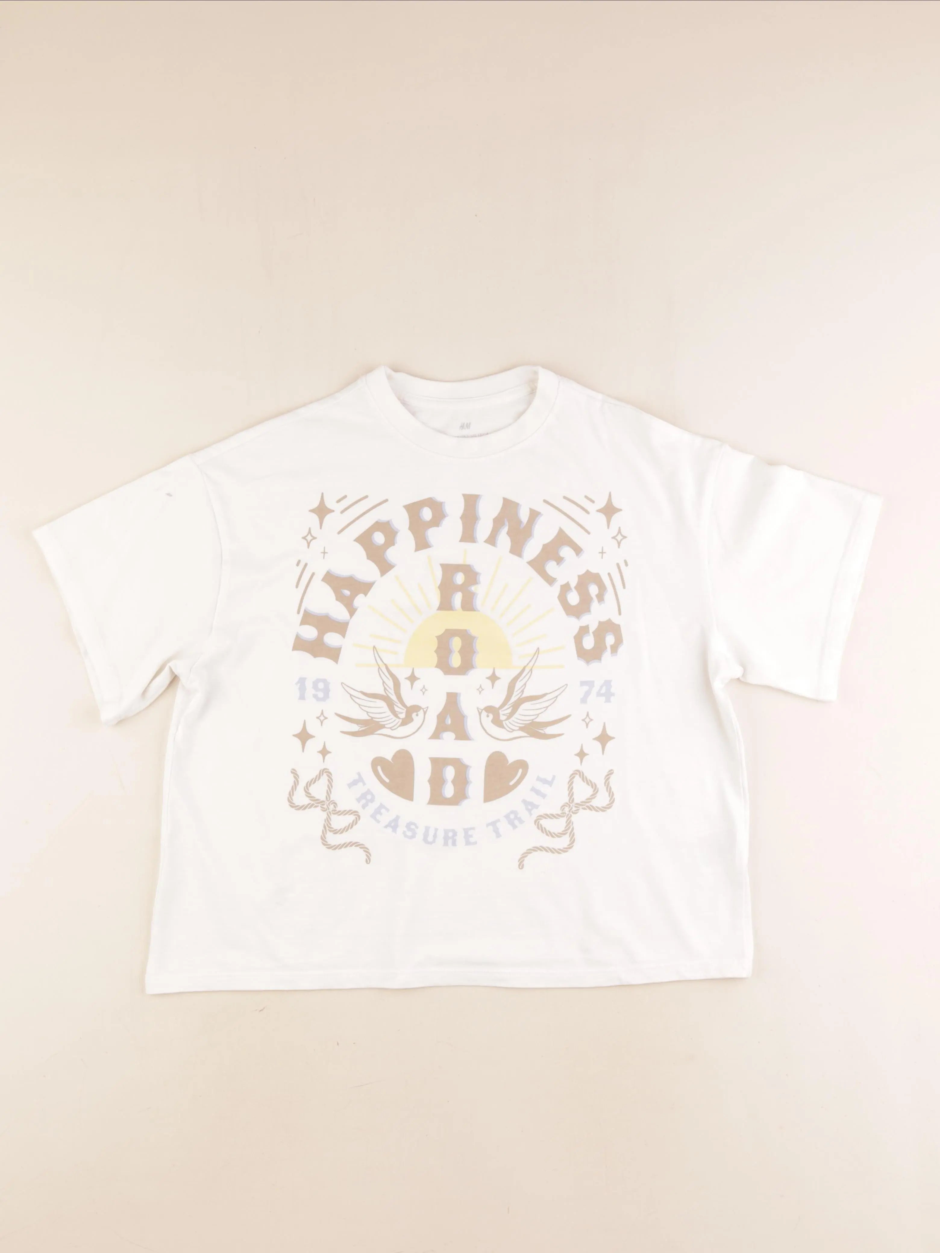 H&M - tee-shirt blanc - 10/12 ans