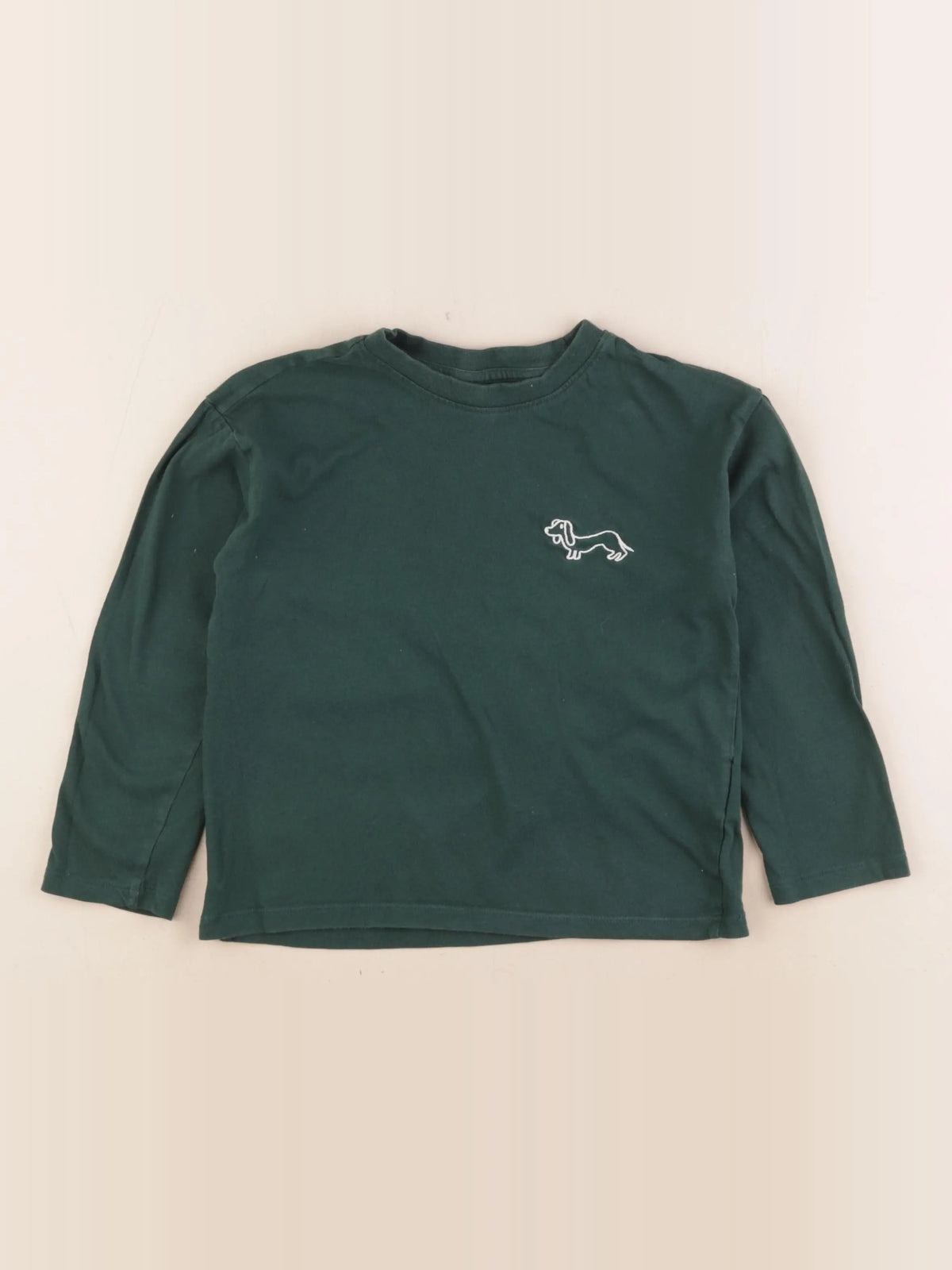 H&M - tee-shirt vert - 2/4 ans