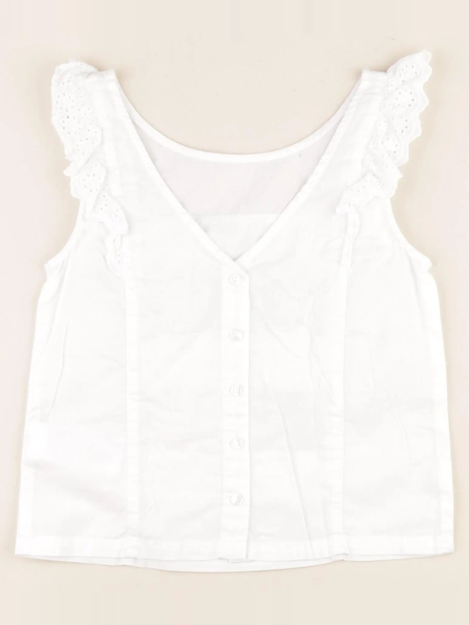 Vertbaudet - blouse blanc - 10 ans