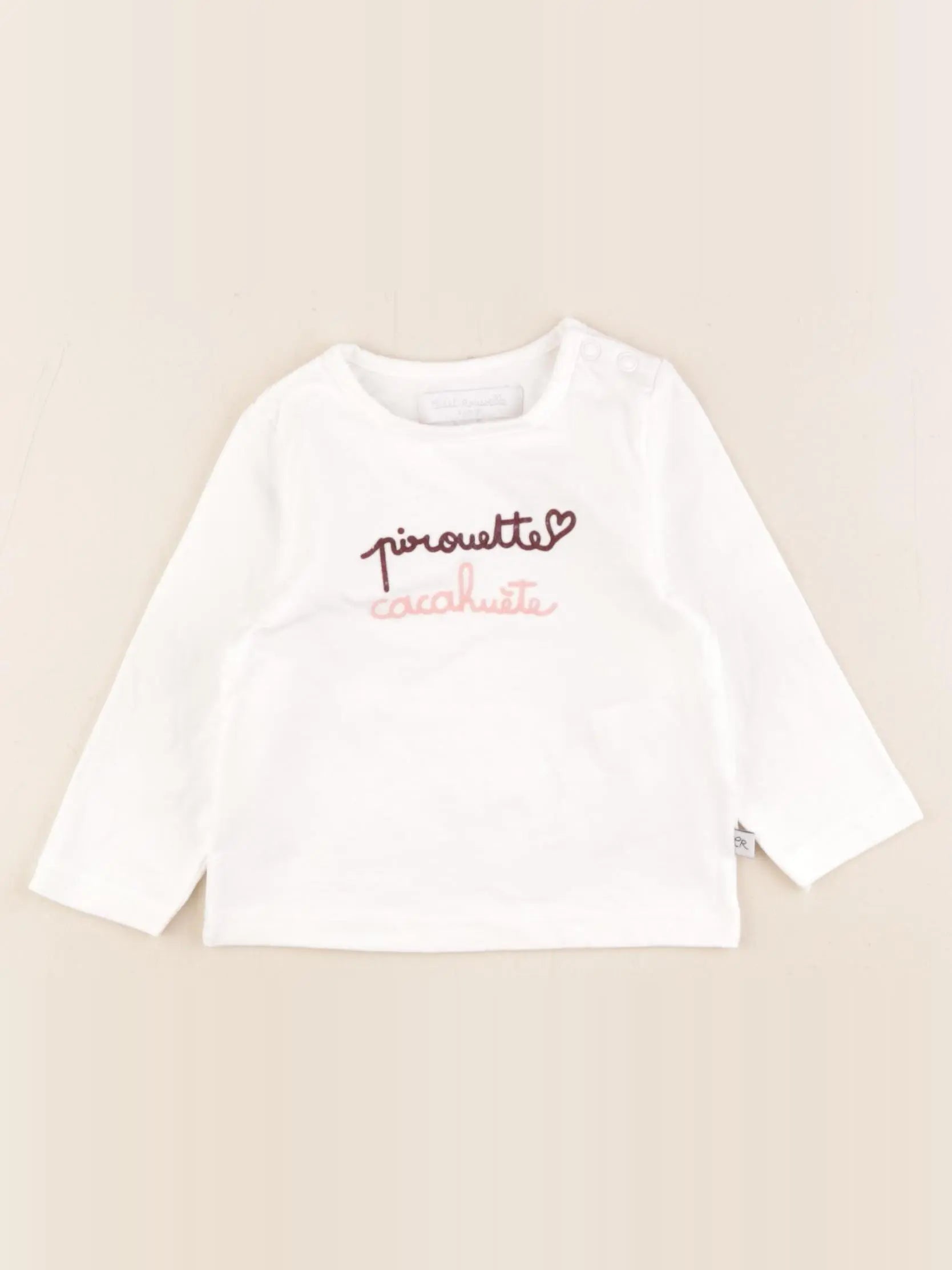 Cadet Rousselle - tee-shirt blanc - 6 mois