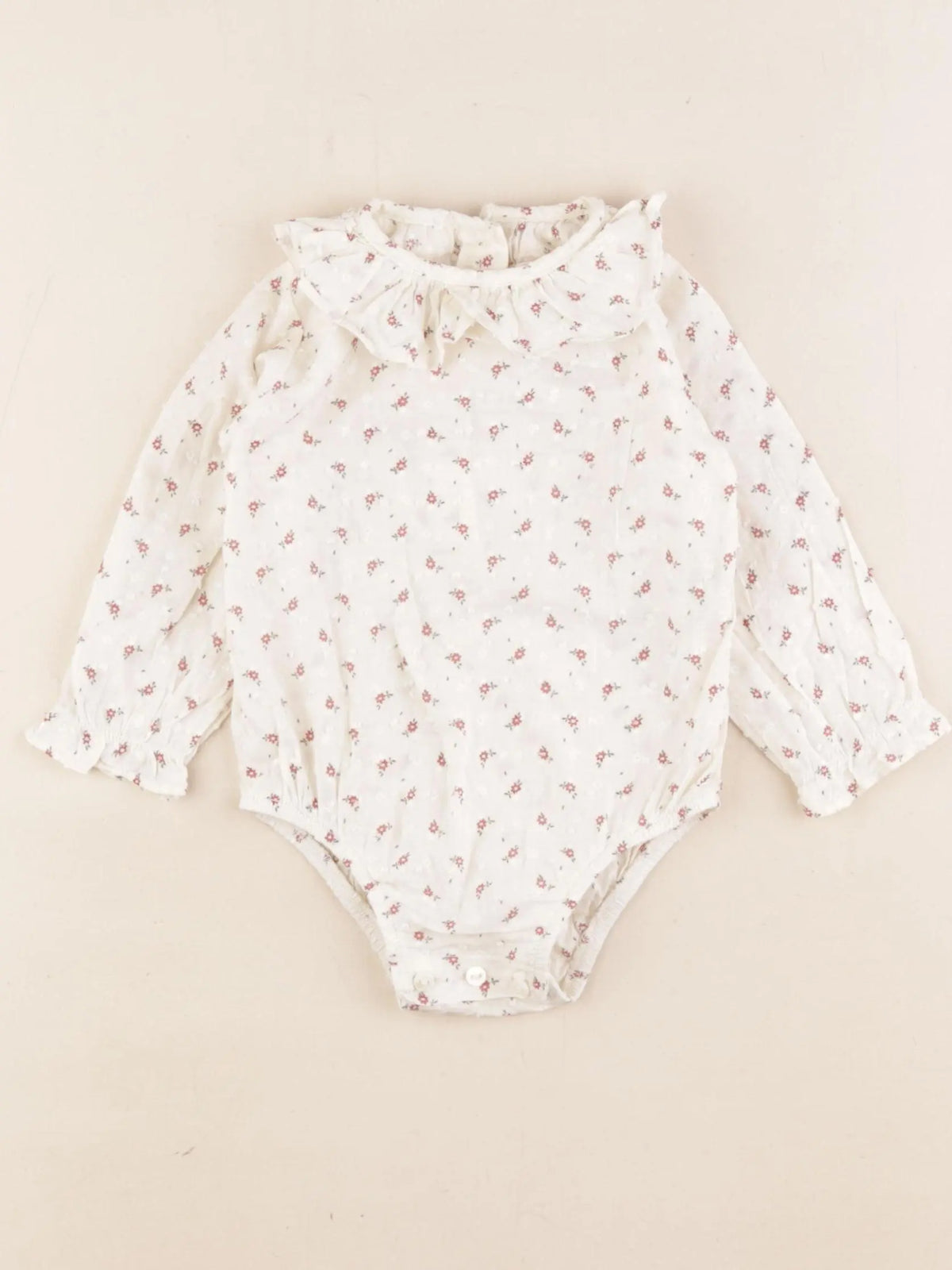 Zara - combinaison blanc - 6/9 mois