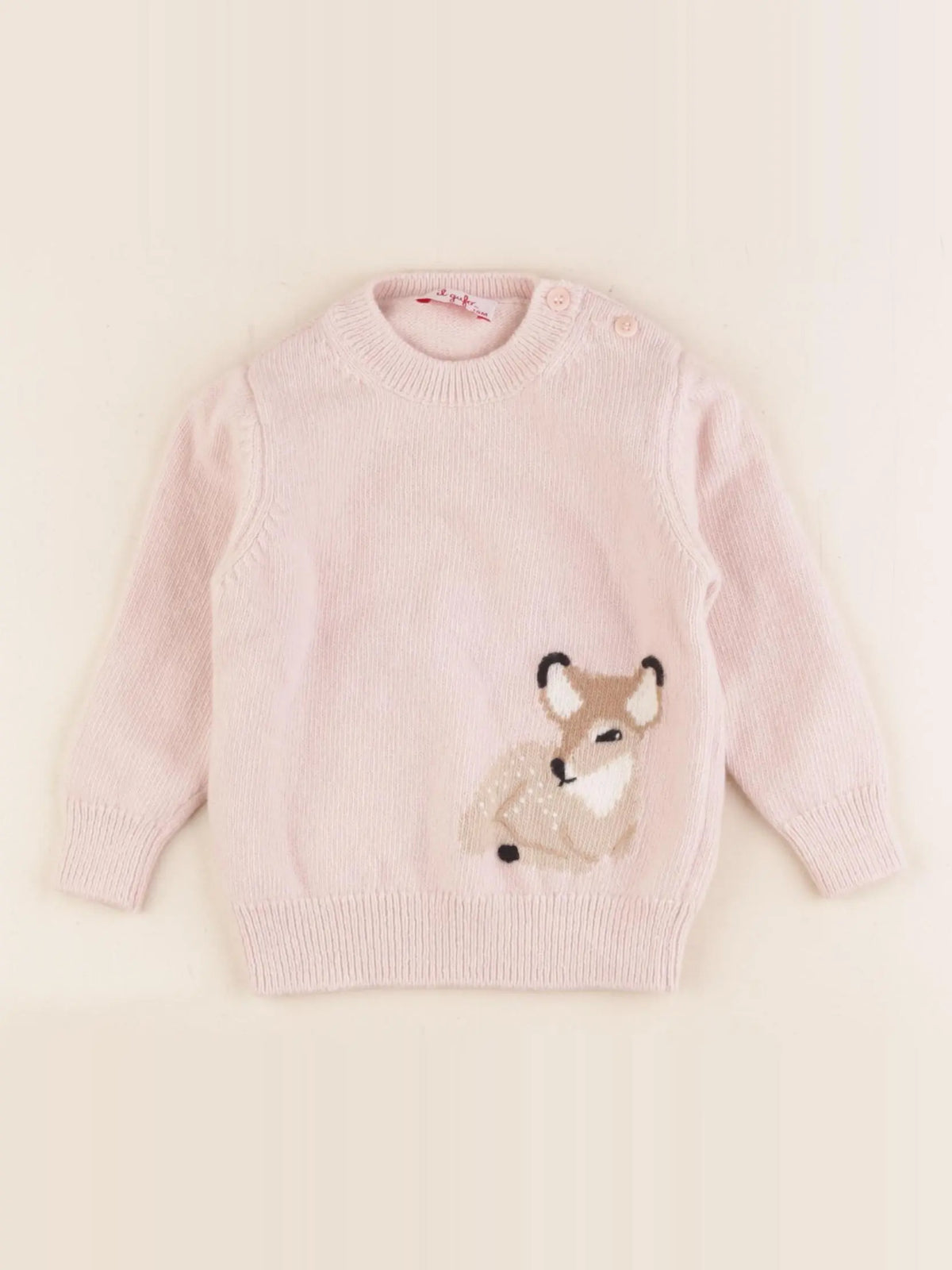 Il Gufo - pull rose - 18 mois