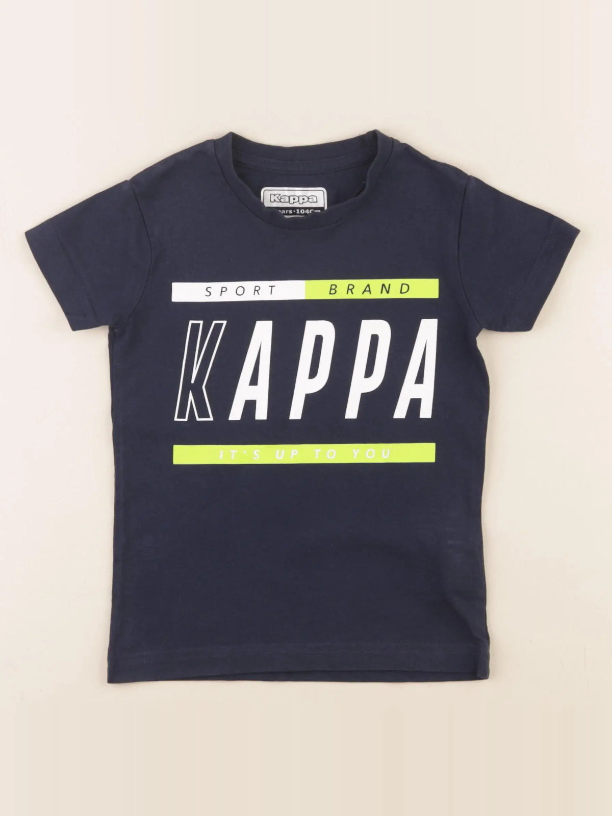 Kappa - tee-shirt bleu - 4 ans