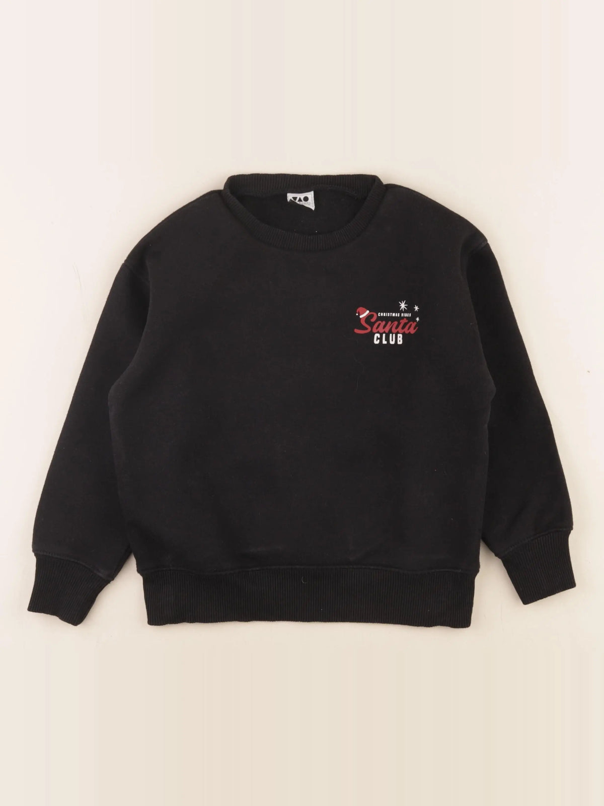 Tape à l'oeil - sweat imprimé au dos noir - 6 ans