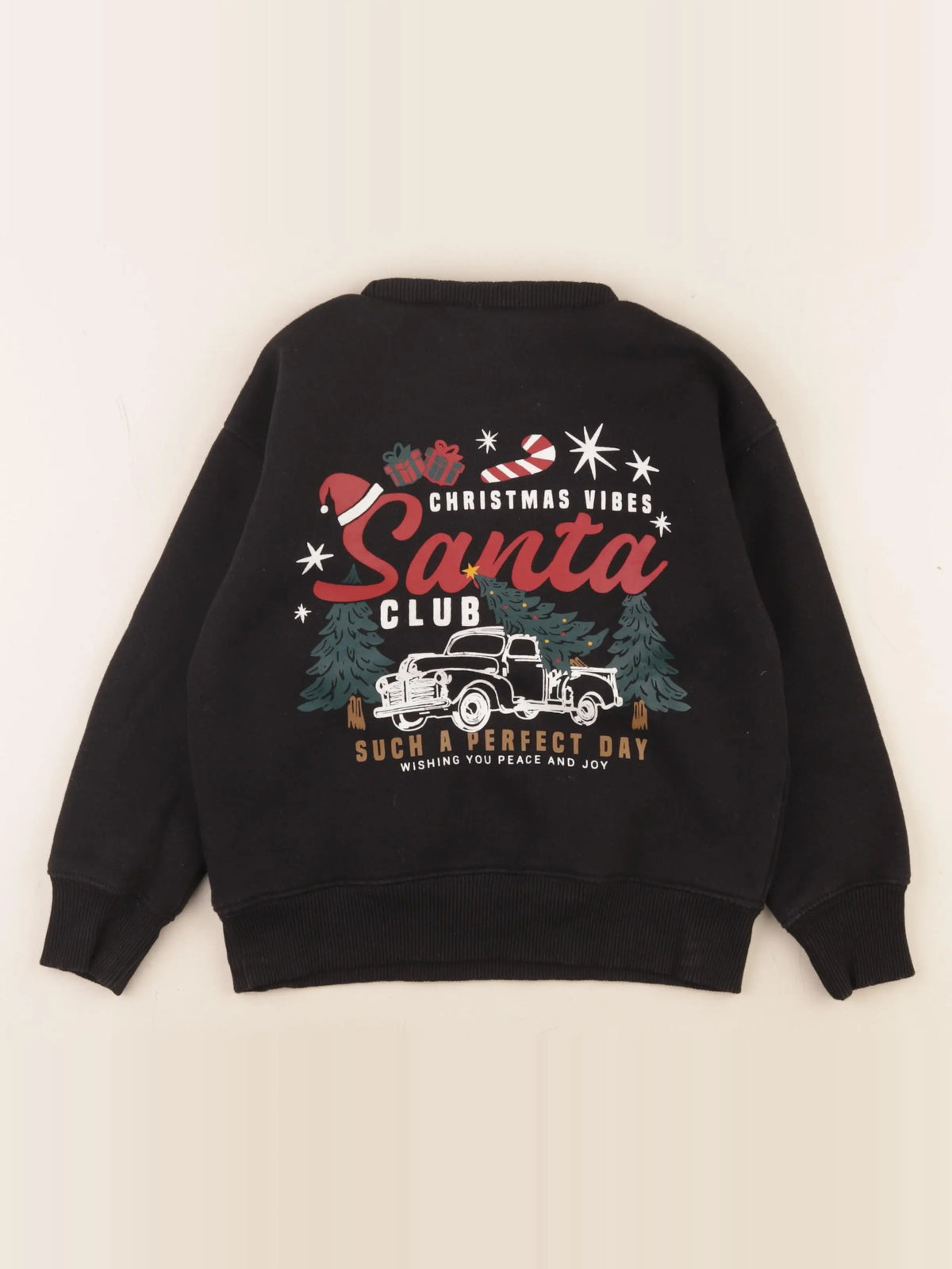Tape à l'oeil - sweat imprimé au dos noir - 6 ans