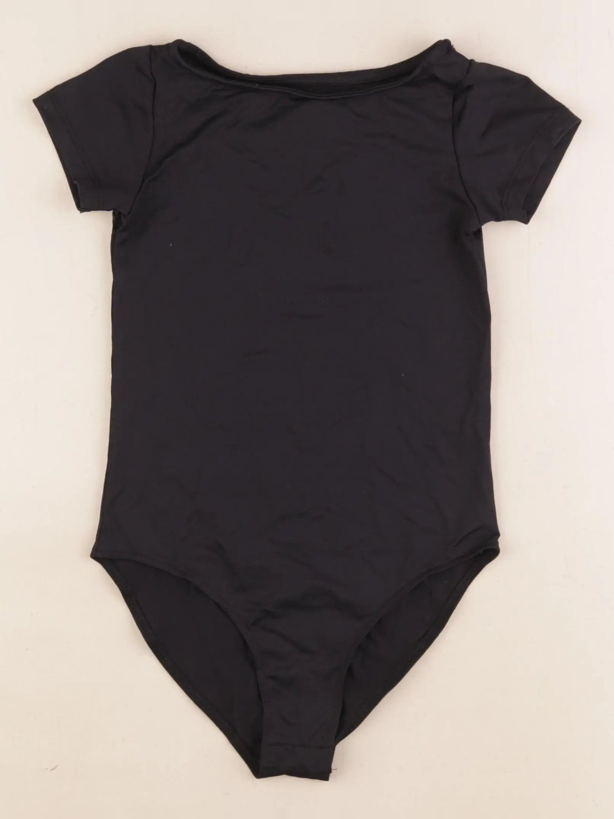 Zara - body tee-shirt noir - 8/9 ans