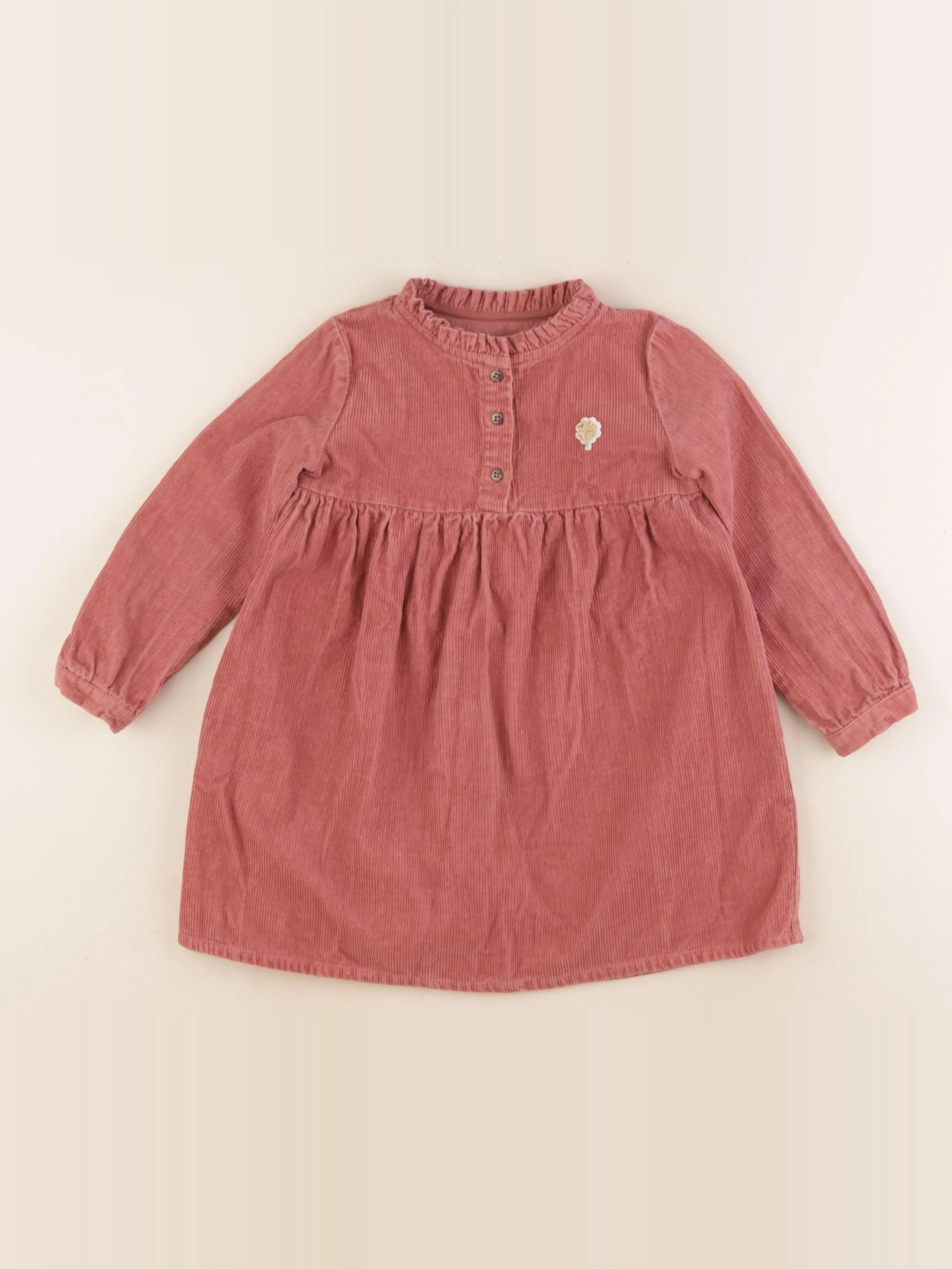 Vertbaudet - robe rose - 4 ans