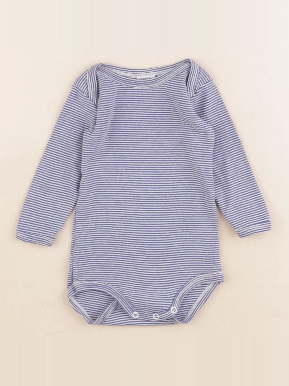 Petit Bateau - body bleu - 6 mois